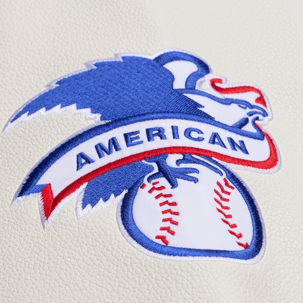 Texas Rangers Royal/White Off Day Varsity Full-Snap Jacket