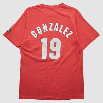 Texas Rangers Starter 1995 T-shirt - Red - M by Fanatics Real Vintage