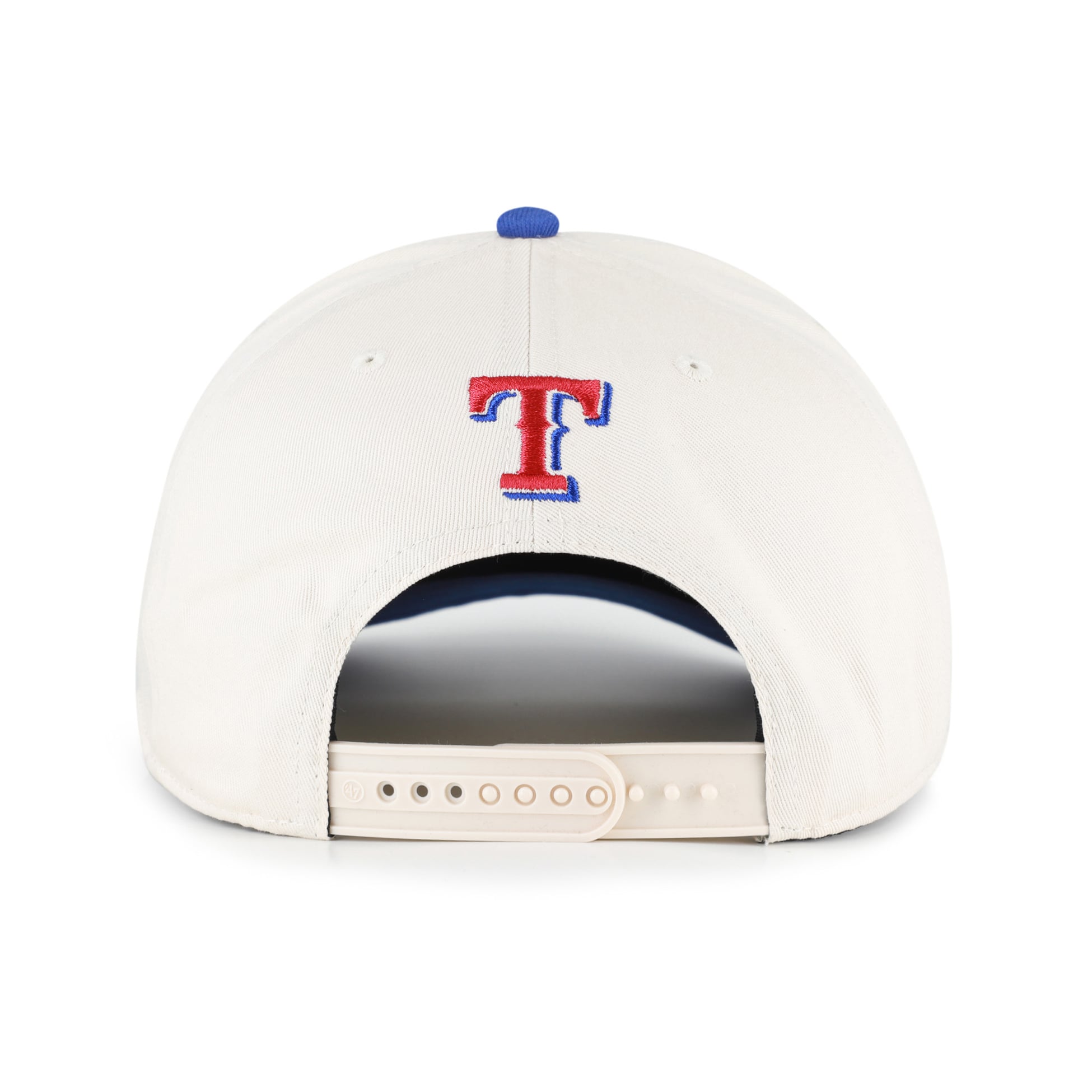 Unisex '47 Natural/Royal Texas Rangers Rope Script Hitch Adjustable Hat