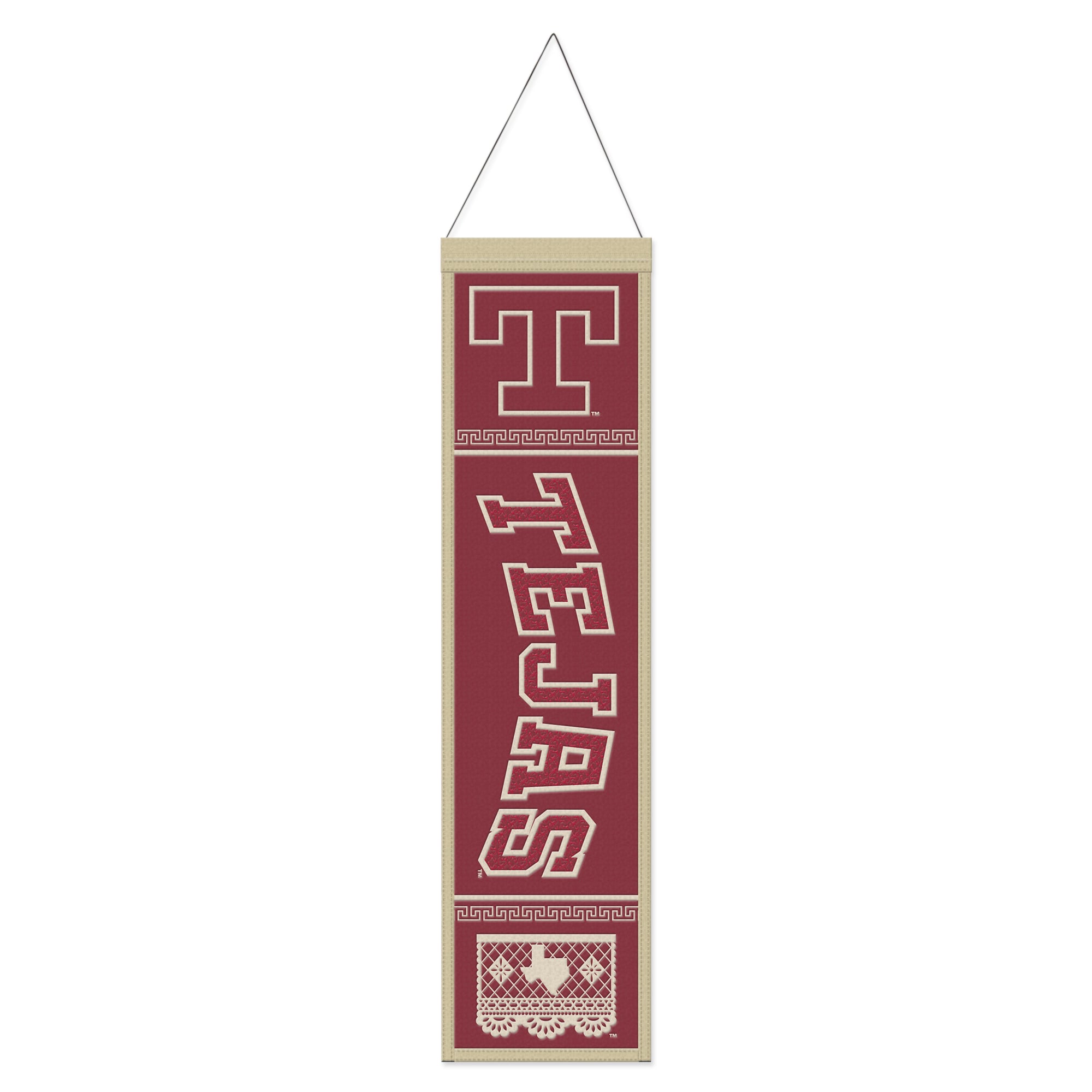 WinCraft Texas Rangers 2026 City Connect 8" x 32" Wool Banner