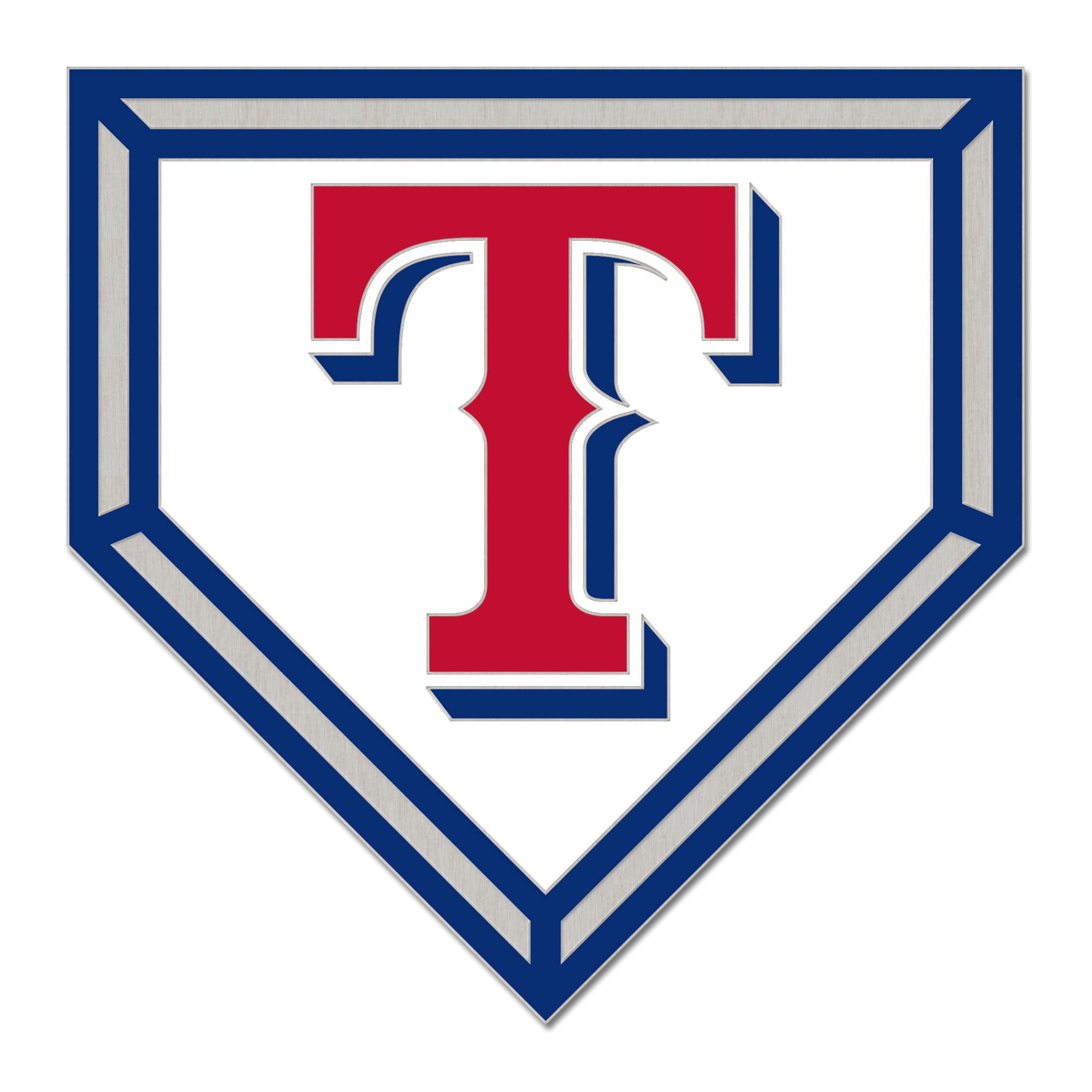 WinCraft Texas Rangers Home Plate Collector Pin