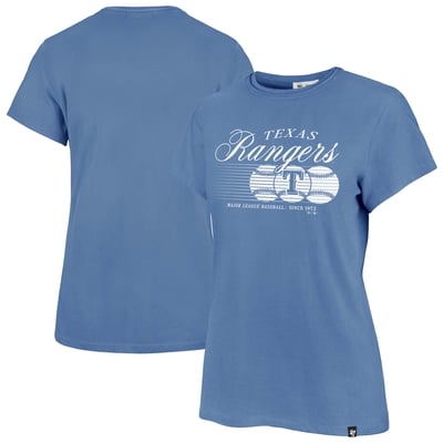 Texas Rangers '47 Women's Speed Throw Frankie T-Shirt - Blue