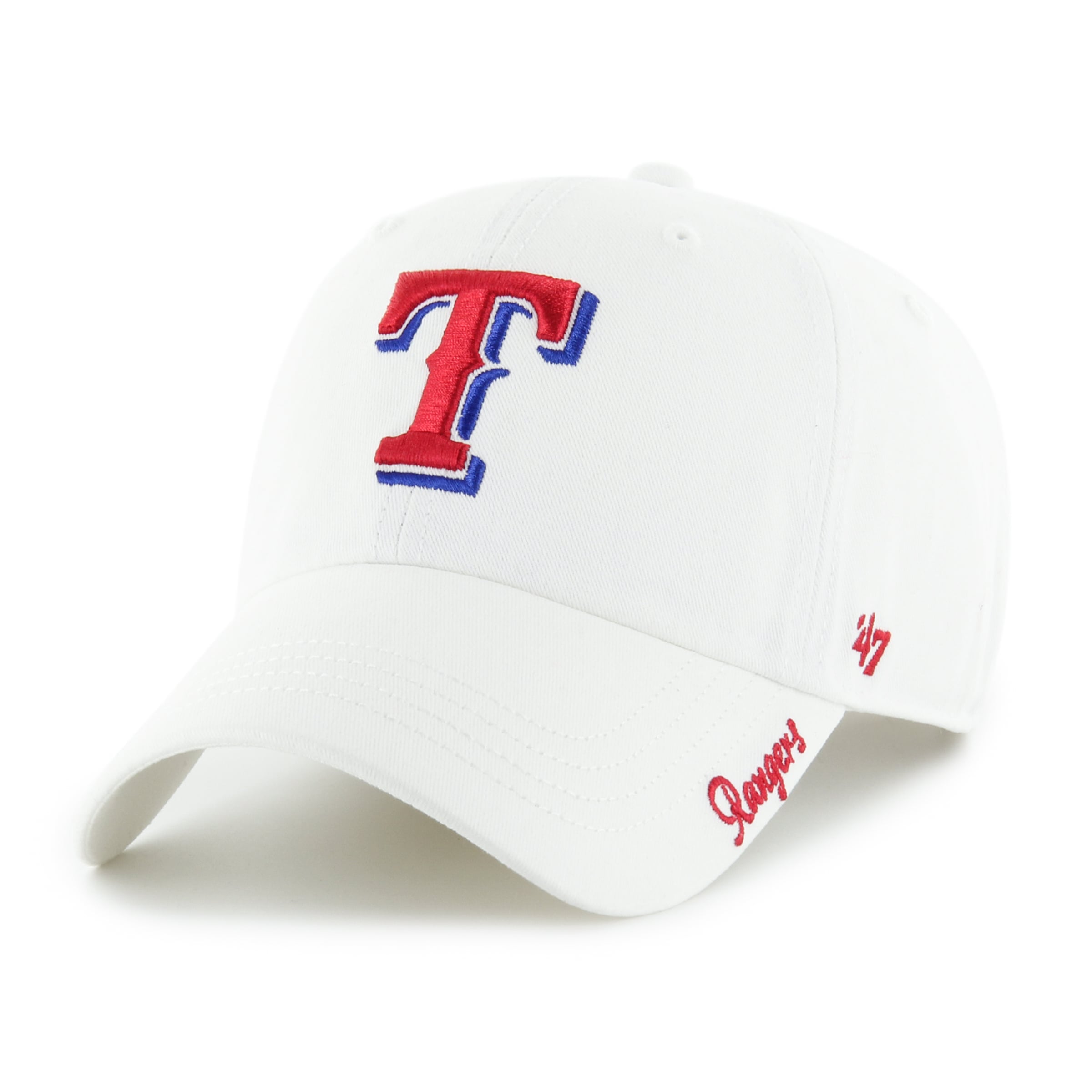 Casquette ajustable pour femme '47 Texas Rangers Miata blanche