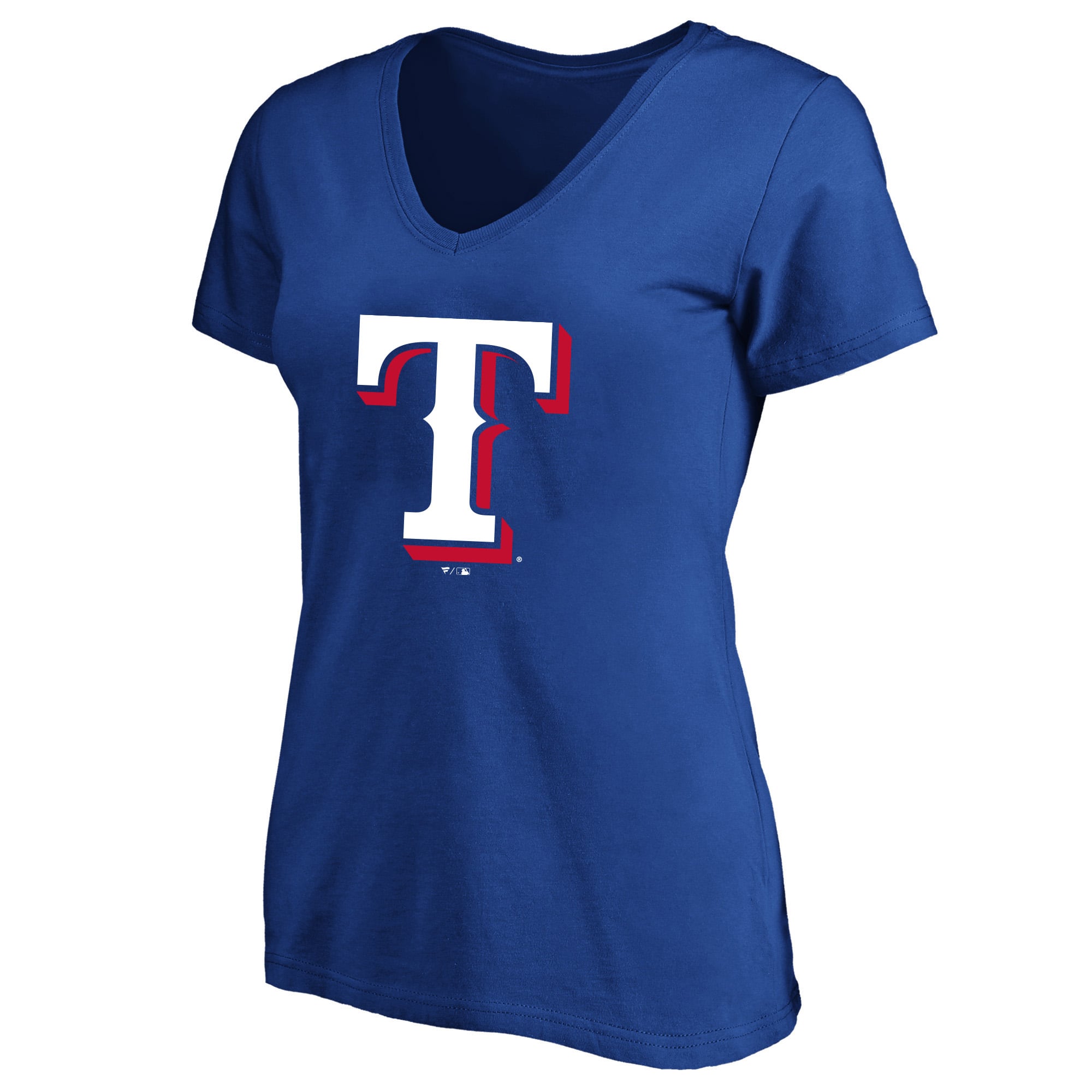 Women's Fanatics Corey Seager Royal Texas Rangers Plus Name & Number V-Neck T-Shirt