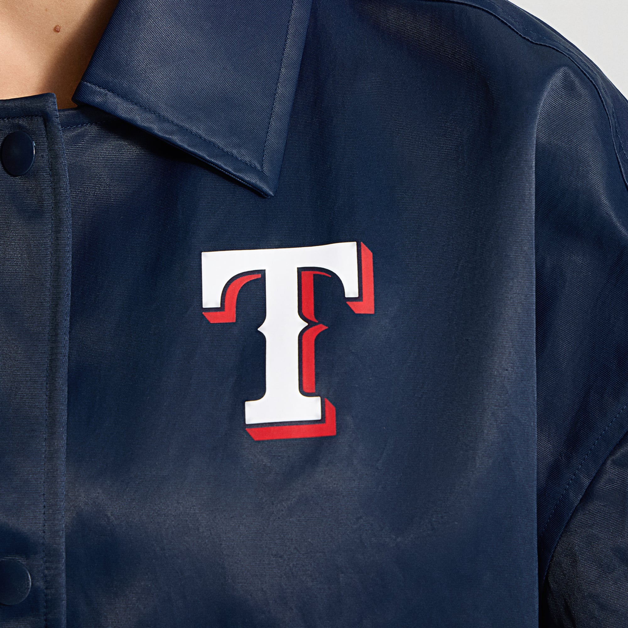 Veste d'entraîneur lululemon True Navy Texas Rangers pour femme