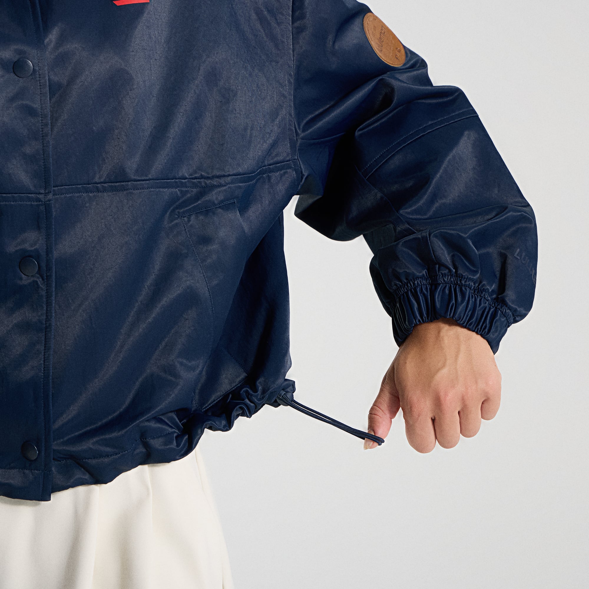 Veste d'entraîneur lululemon True Navy Texas Rangers pour femme