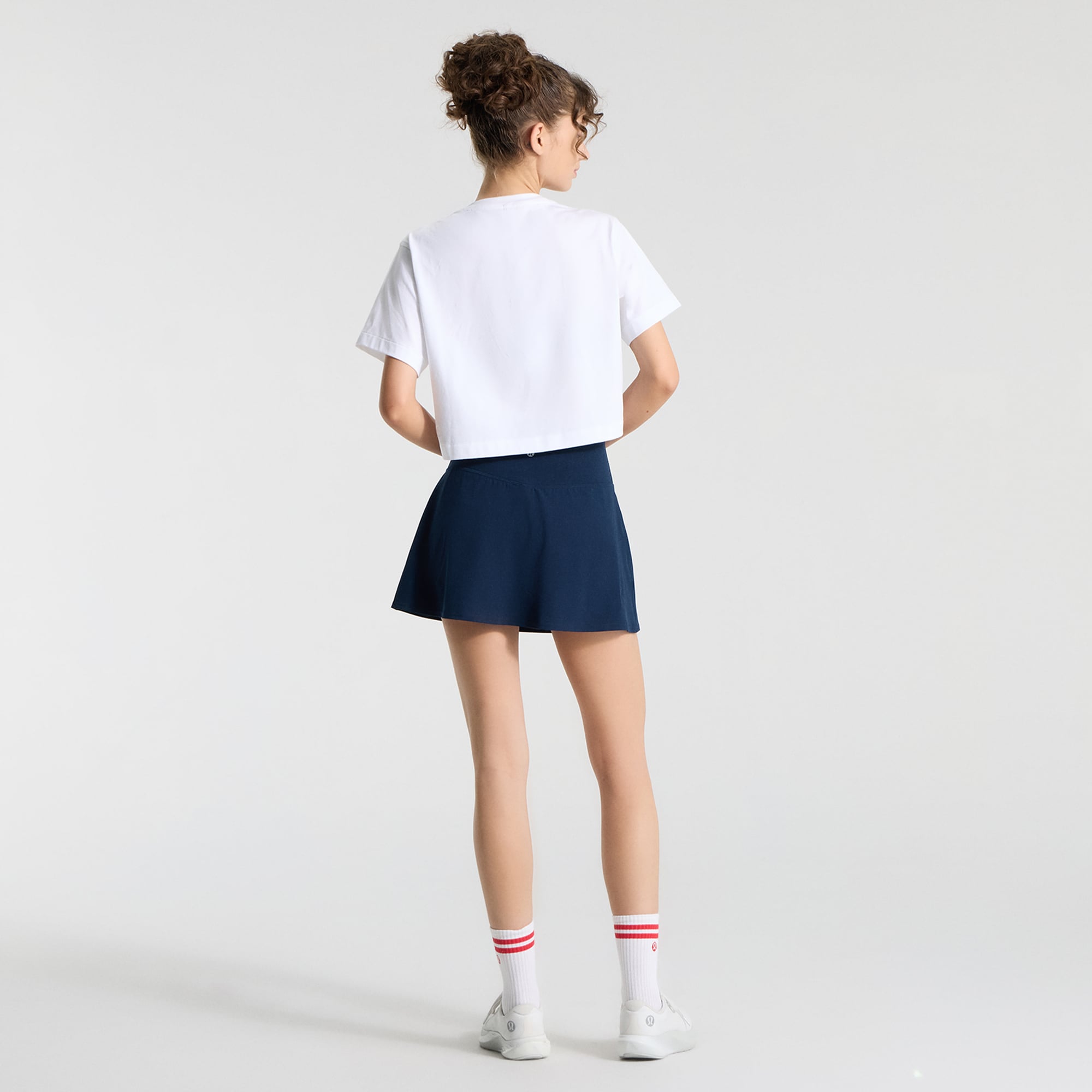 T-shirt court en coton biologique blanc Texas Rangers All Yours pour femme de lululemon