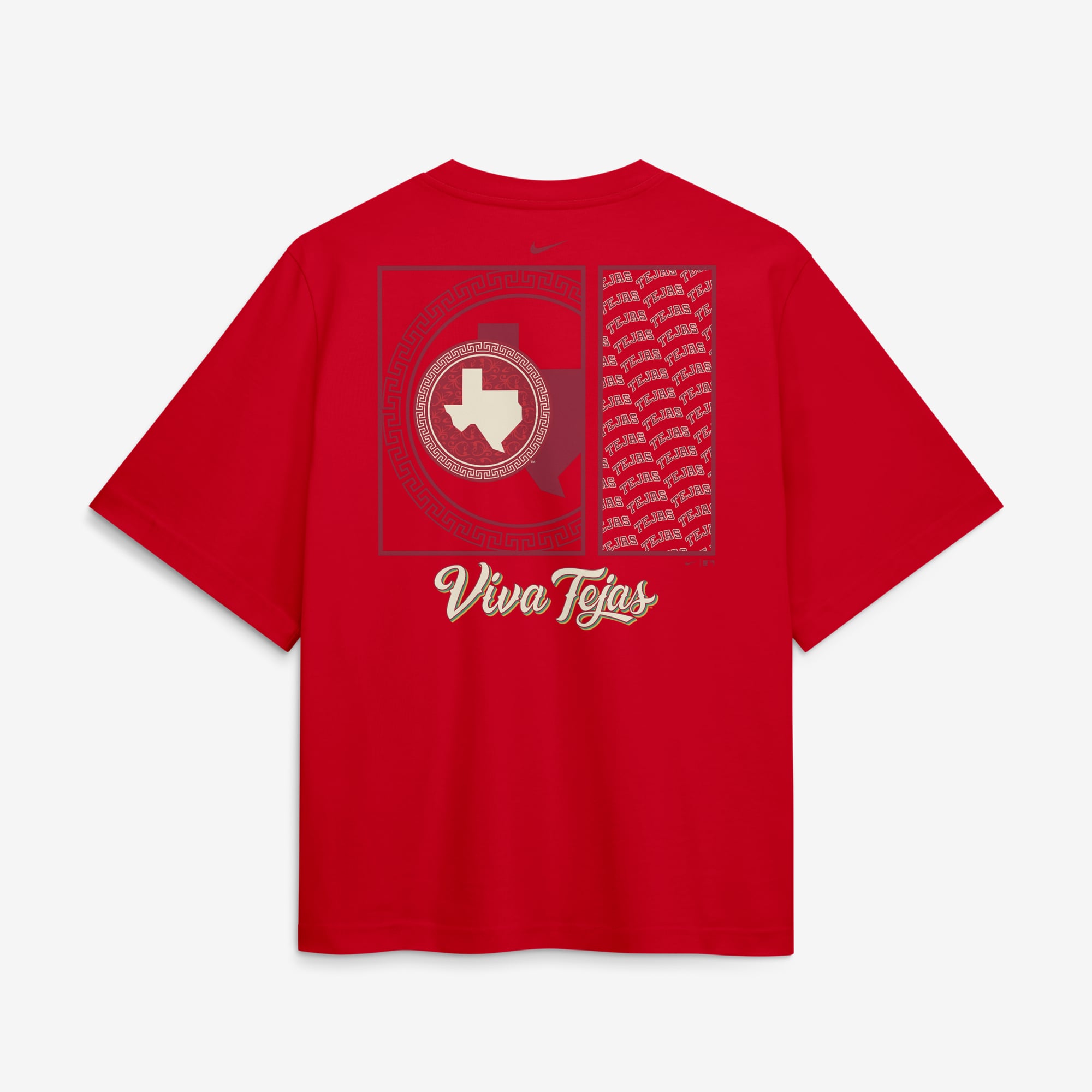 Women's Nike Red Texas Rangers Premium Essentials Relaxed Boxy T-Shirt
