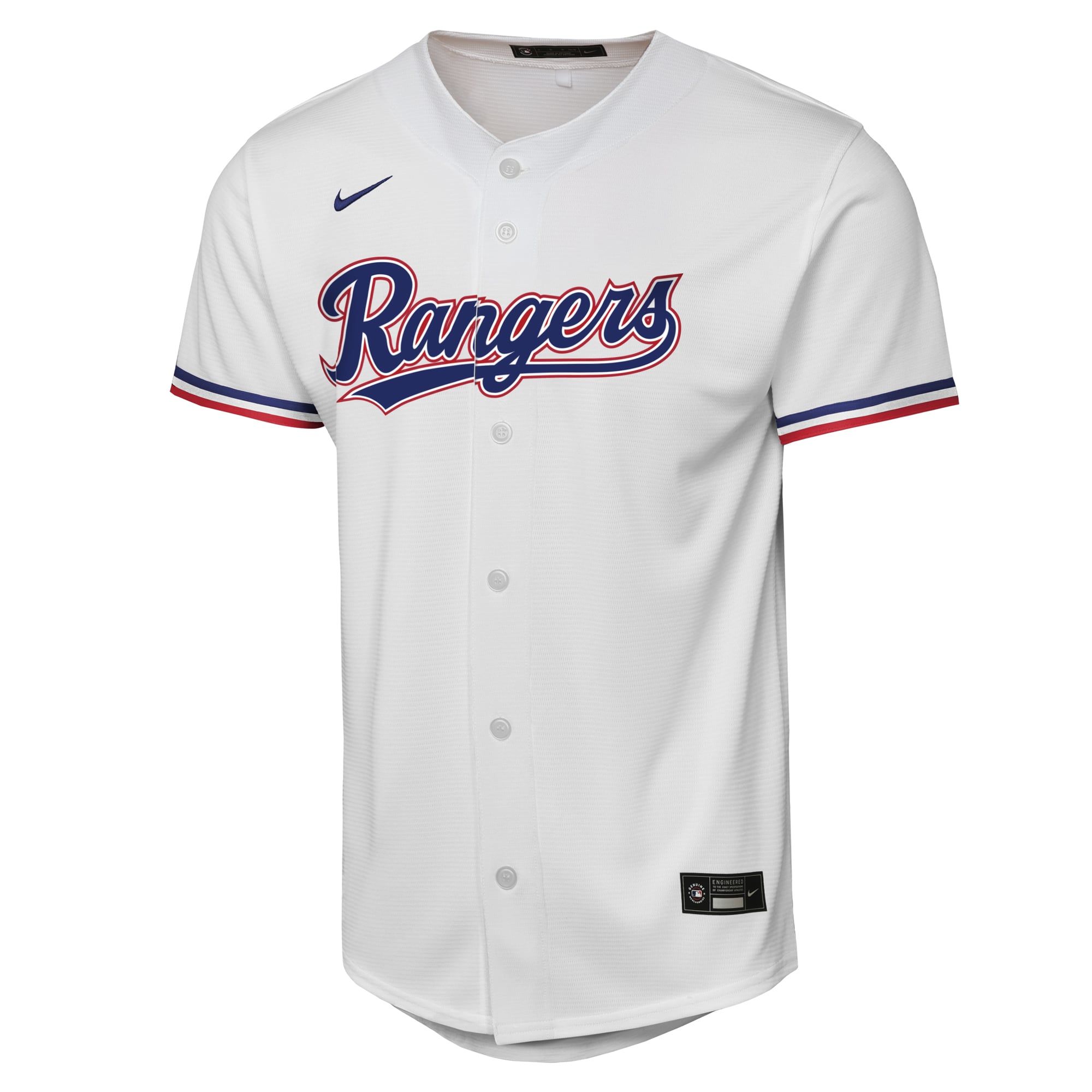 Youth Nike Brandon Nimmo White Texas Rangers Home Replica Jersey