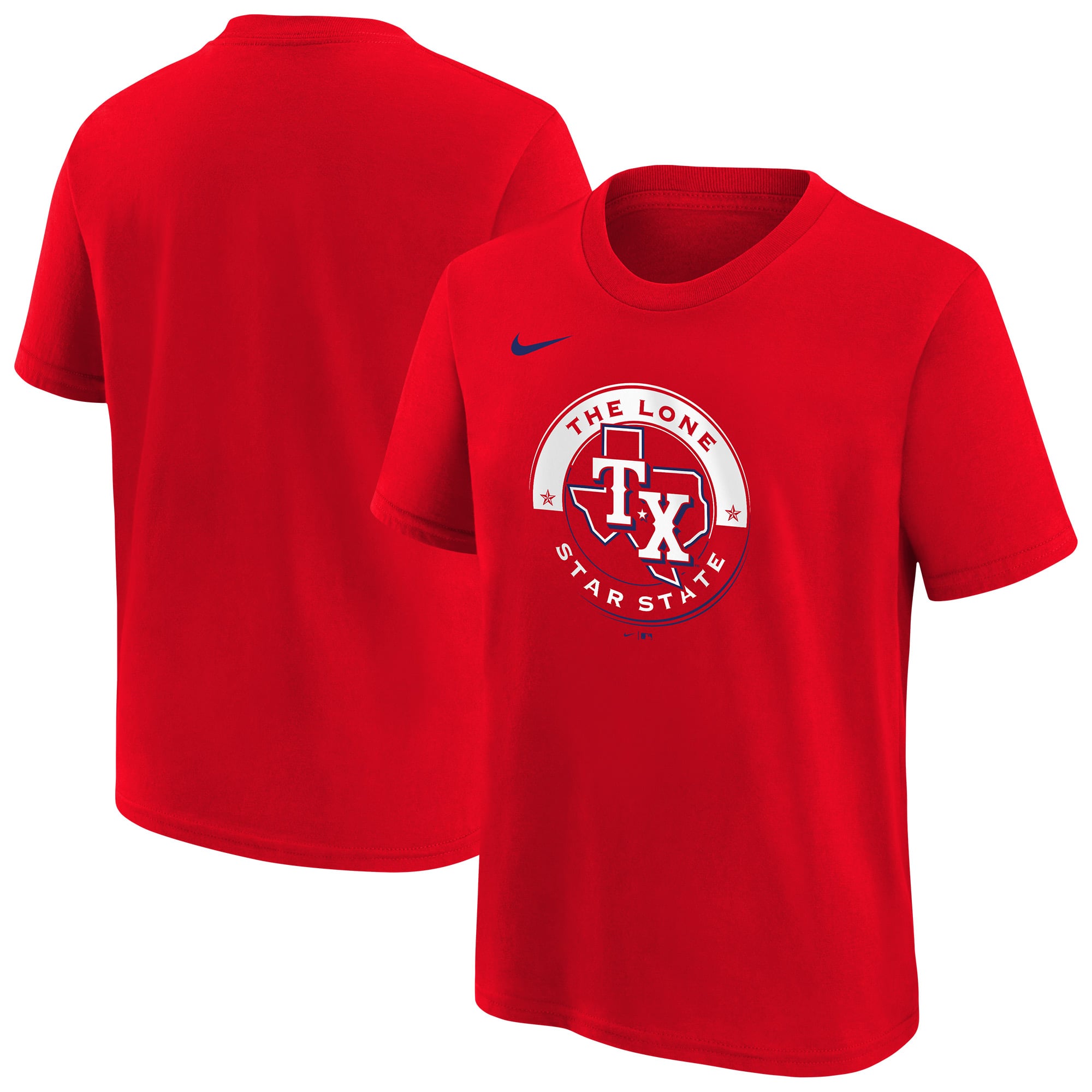 Youth Nike Red Texas Rangers Hometown Collection T-Shirt