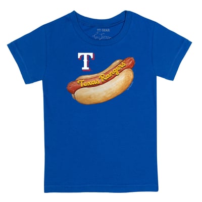 Texas Rangers Tiny Turnip Youth Hot Dog T-Shirt - Royal