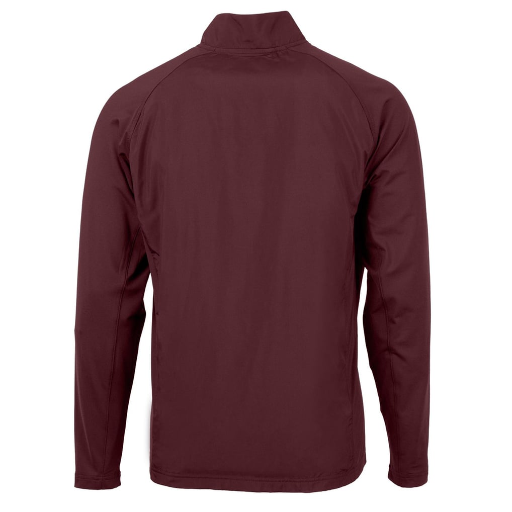 Texas Southern Tigers Cutter & Buck Adapt Eco Knit Hybrid Recycled Full-Zip Jacket - Maroon