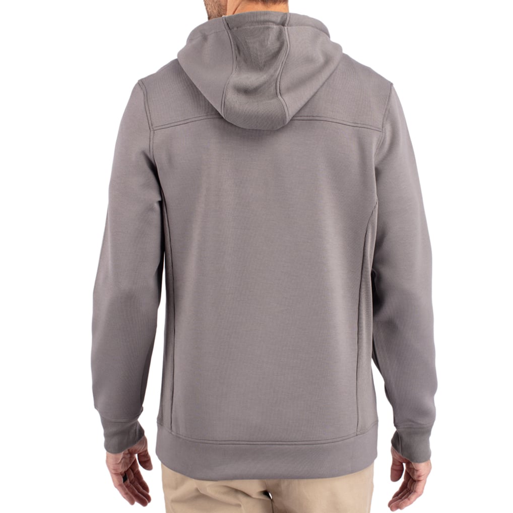 Men's Cutter & Buck Gray Texas State Bobcats Roam Eco Recycled Half-Zip ...