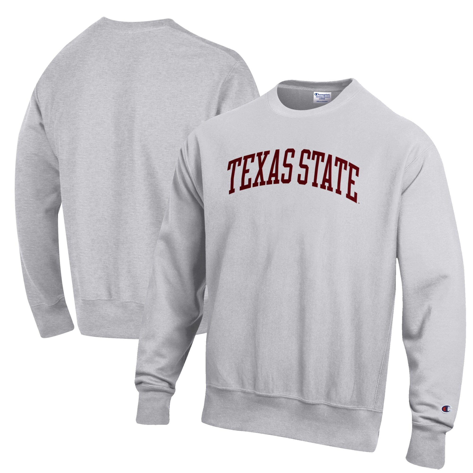 Texas State Bobcats Champion Reverse Weave Fleece Crewneck Sweatshirt