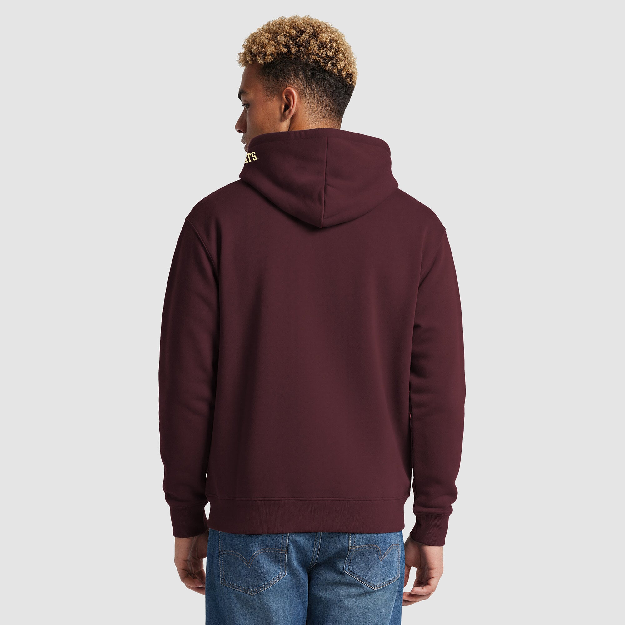 Sweat à capuche contrasté Champion bordeaux/or pour homme, Texas State Bobcats