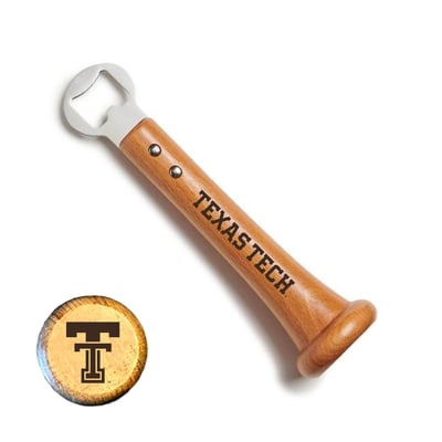 Texas Tech Red Raiders Jardine Baseball BBQ Pickoff Bottle Opener