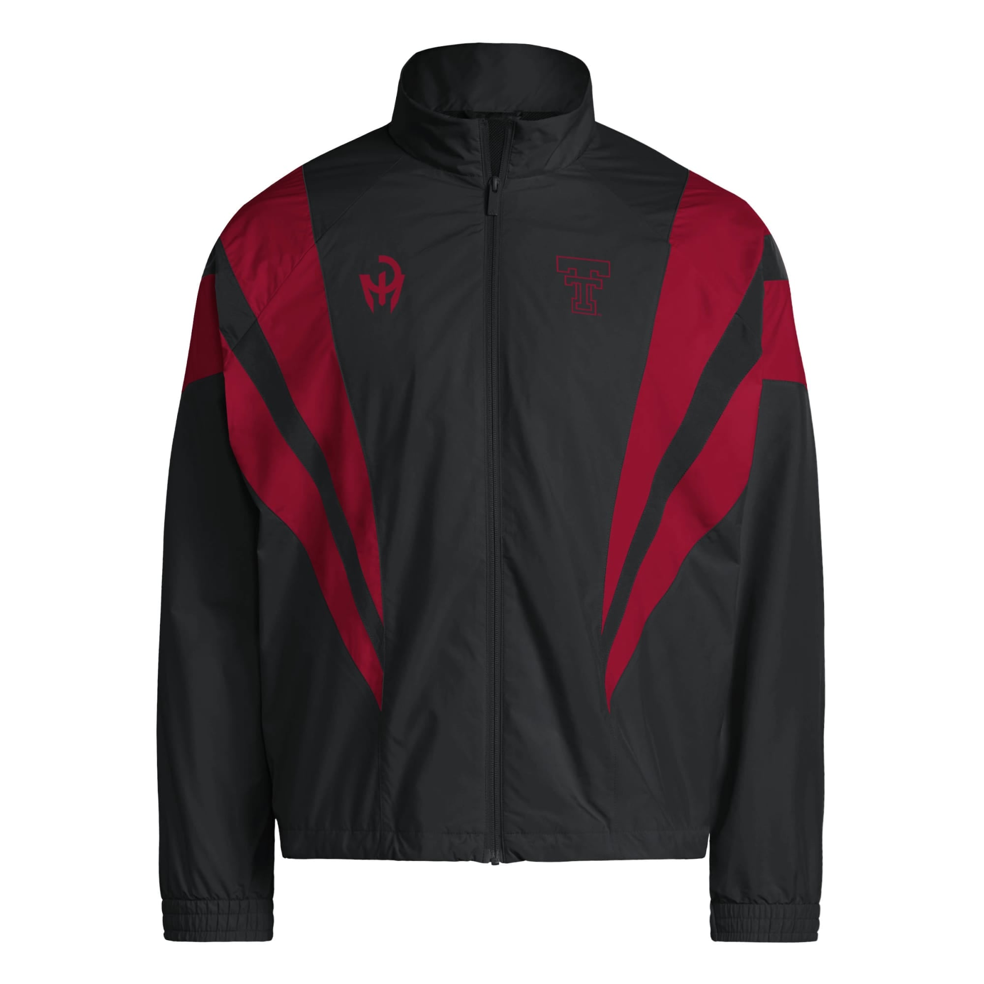 Men's adidas Black Texas Tech Red Raiders Let's Ride Full-Zip Track Jacket