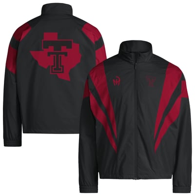 Texas Tech Red Raiders adidas Let's Ride Full-Zip Track Jacket - Black