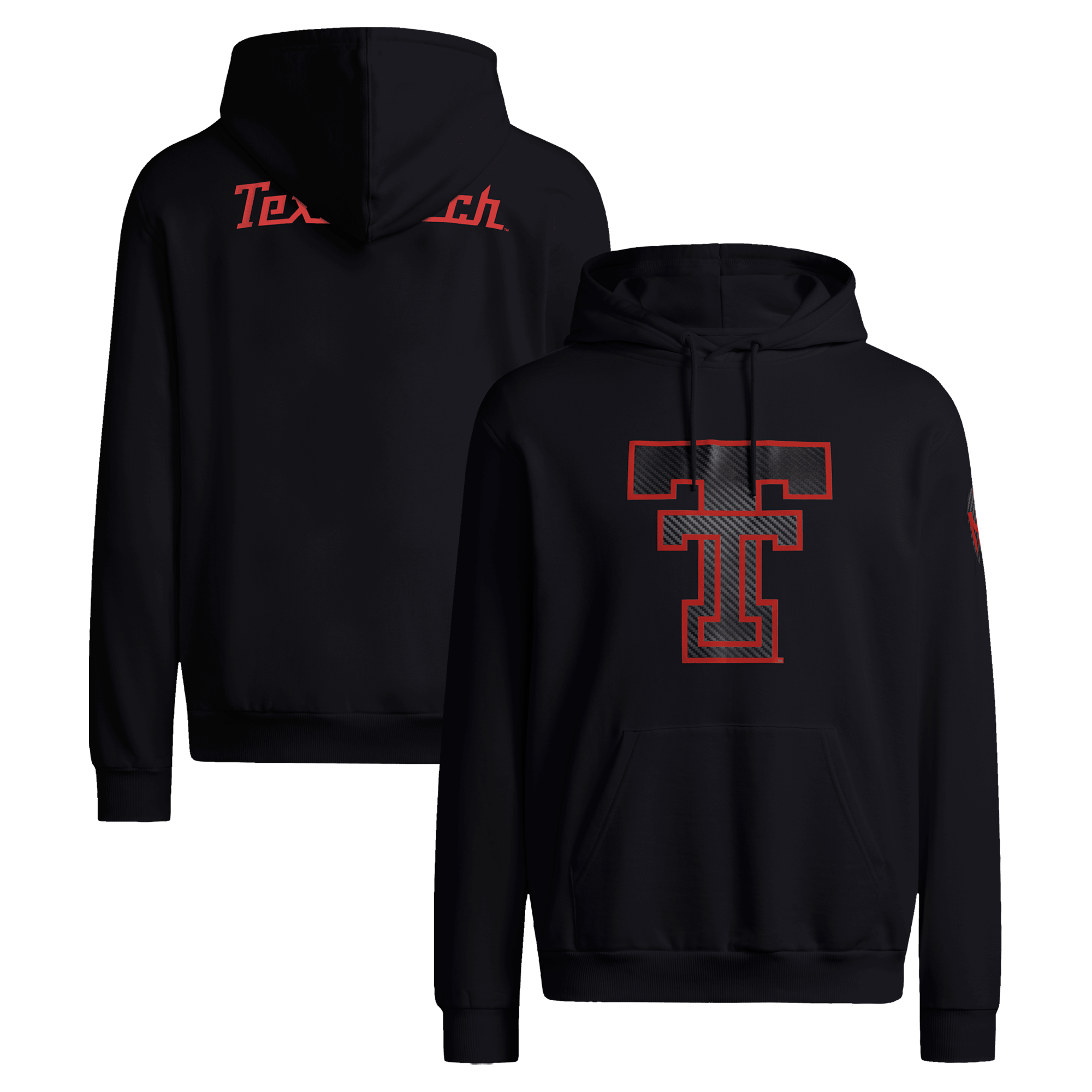 Men's adidas Black Texas Tech Red Raiders Let's Ride Hoodie