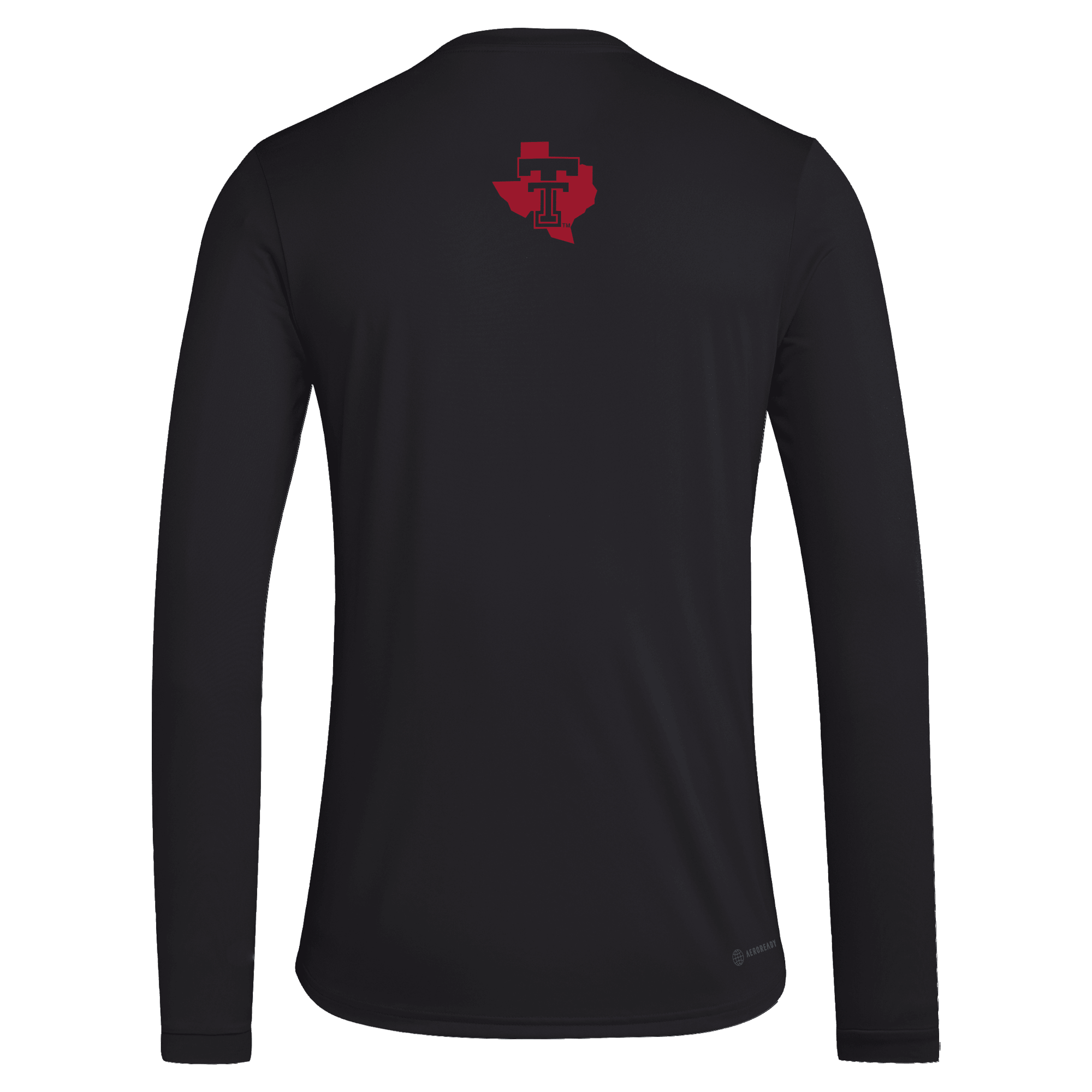 Men's adidas Black Texas Tech Red Raiders Let's Ride Pregame Long Sleeve T-Shirt