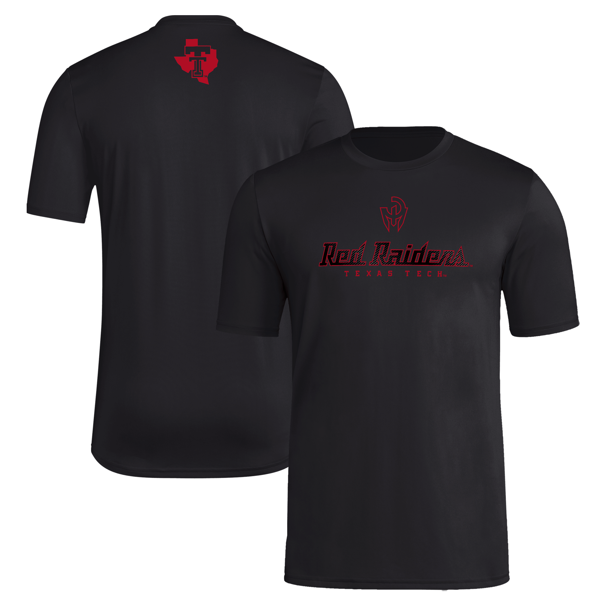Men's adidas Black Texas Tech Red Raiders Let's Ride Pregame T-Shirt