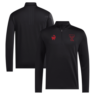 Texas Tech Red Raiders adidas Let's Ride Quarter-Zip Top - Black