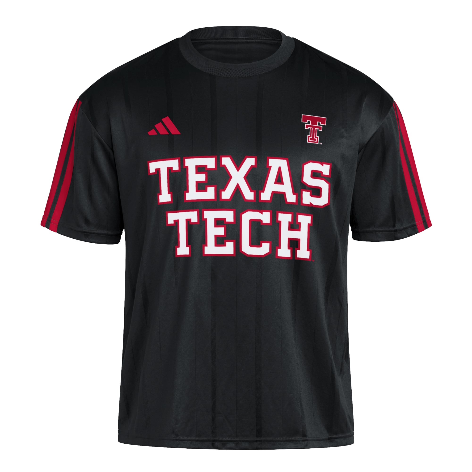 Men's adidas Black Texas Tech Red Raiders Soccer Fashion Jersey