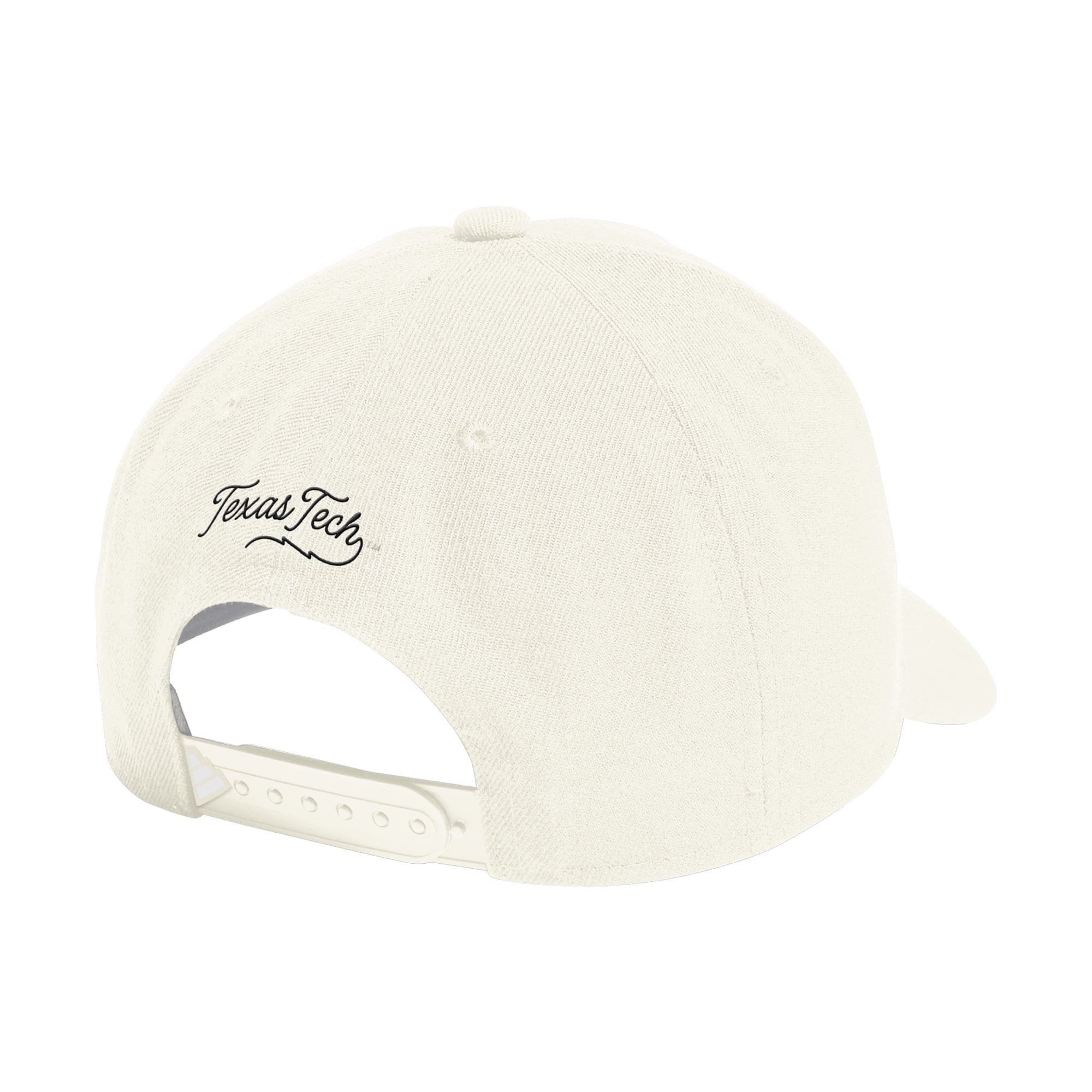 Men's adidas Cream Texas Tech Red Raiders Elevated A-Frame Adjustable Hat