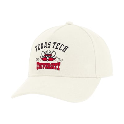 Texas Tech Red Raiders adidas Adult Elevated A-Frame Adjustable Hat - Cream