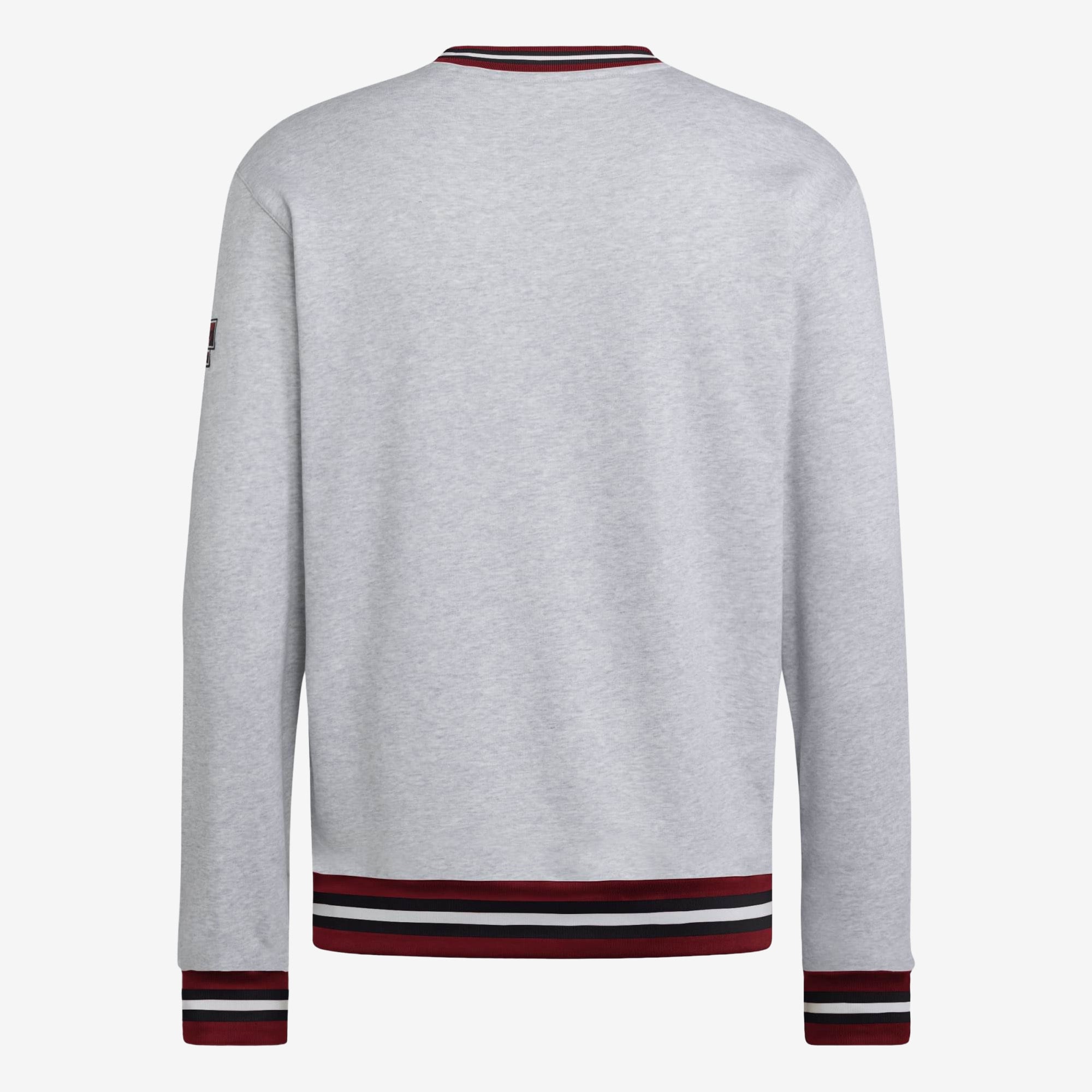 Men's adidas Gray Texas Tech Red Raiders Dugout Collection Sweatshirt