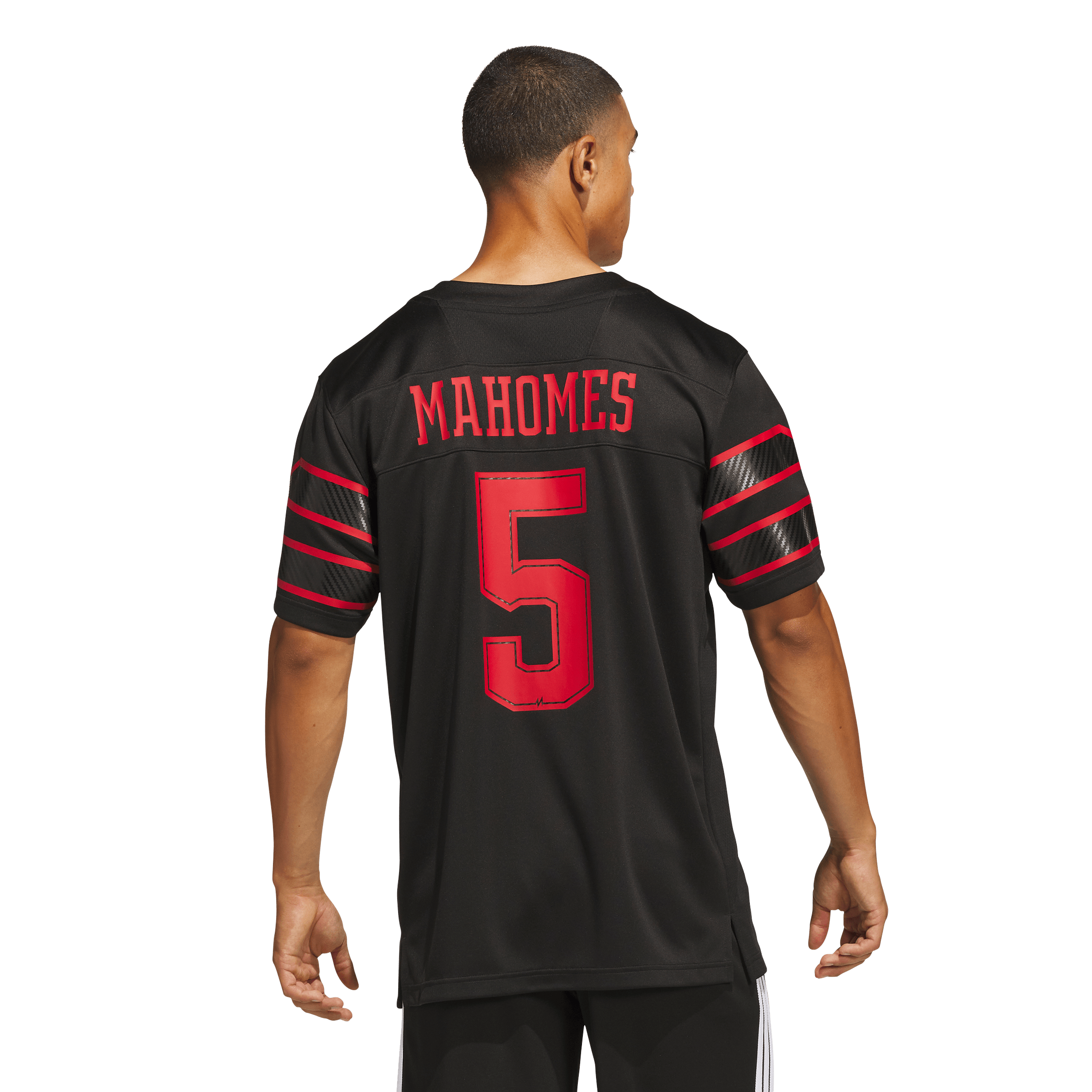 Men's adidas Patrick Mahomes Black Texas Tech Red Raiders Let's Ride Premier Jersey