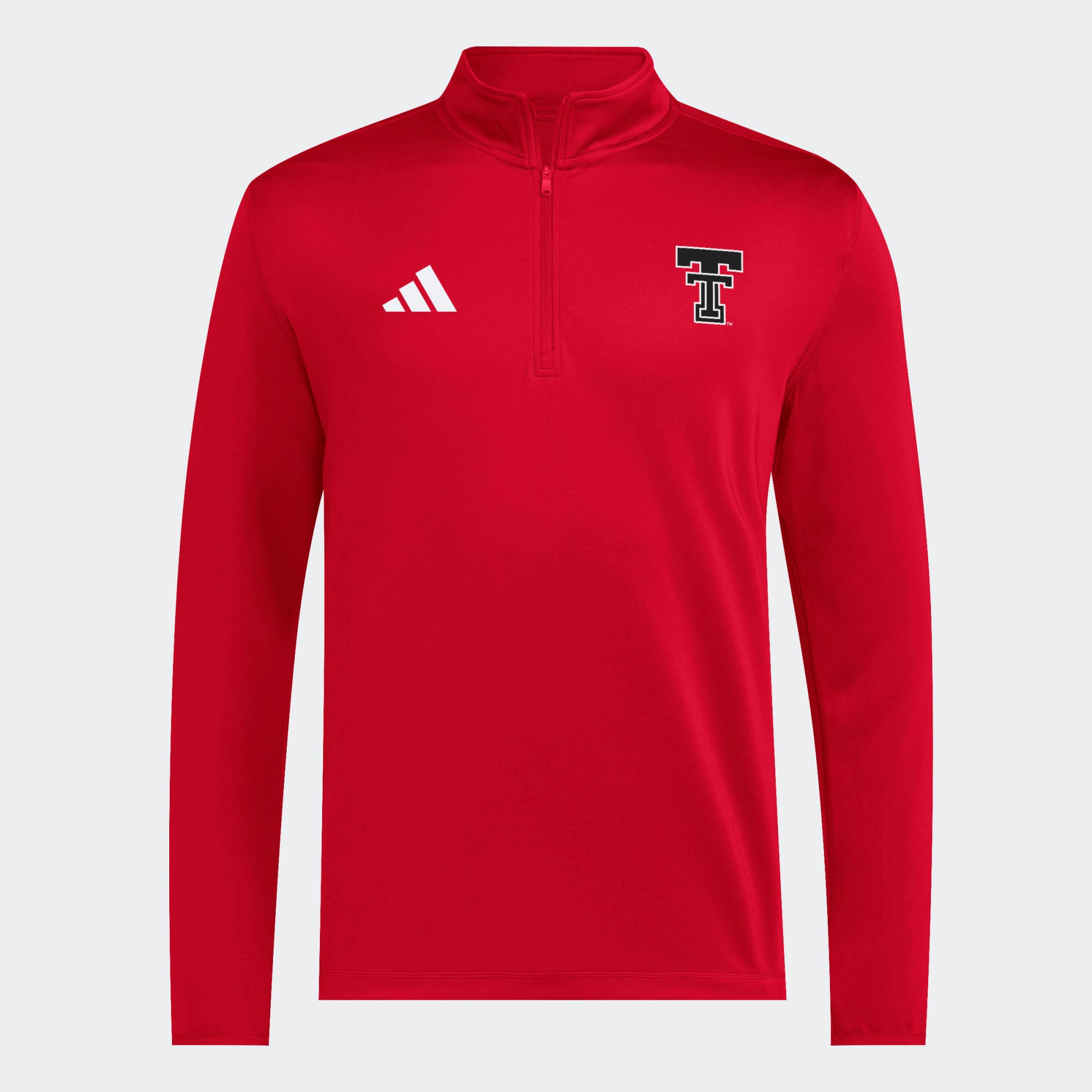 Men's adidas Red Texas Tech Raiders 2026 Sideline Ultimate 365 Woven Quarter-Zip Pullover