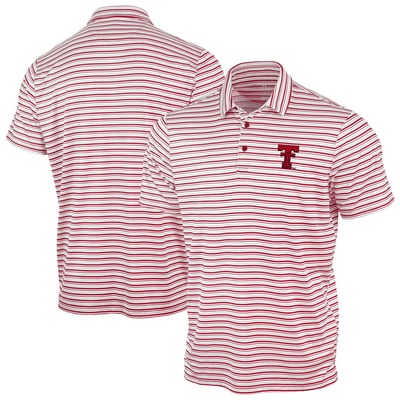 Texas Tech Red Raiders Antigua Space Stripe Polo - Red