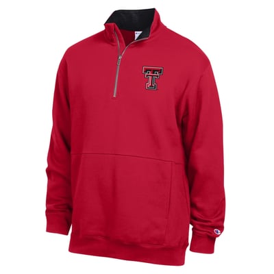  Texas Tech Red Raiders Champion Fleece Quarter-Zip Pullover - Red