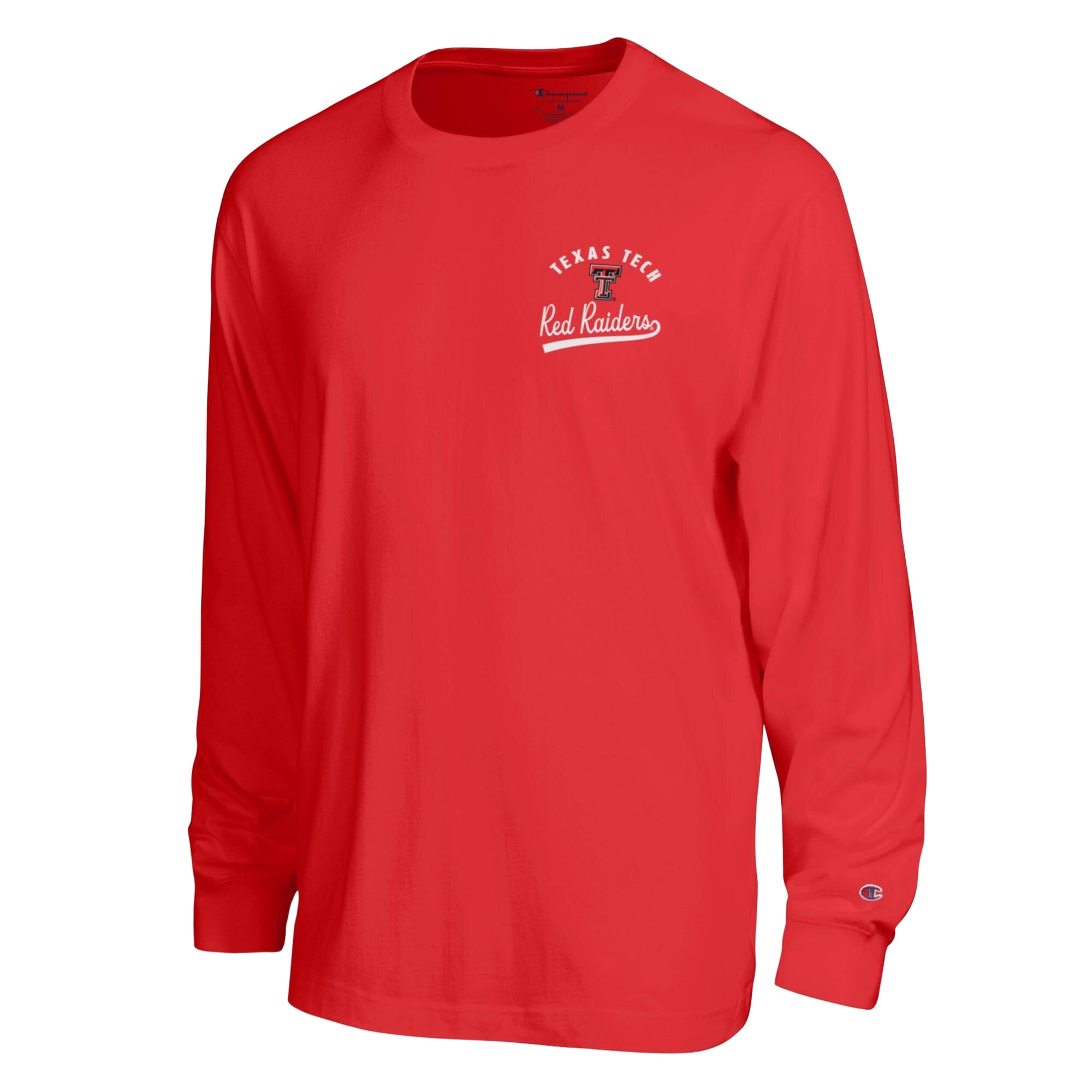Men's Champion Red Texas Tech Raiders Laminated All-Star Long Sleeve T-Shirt