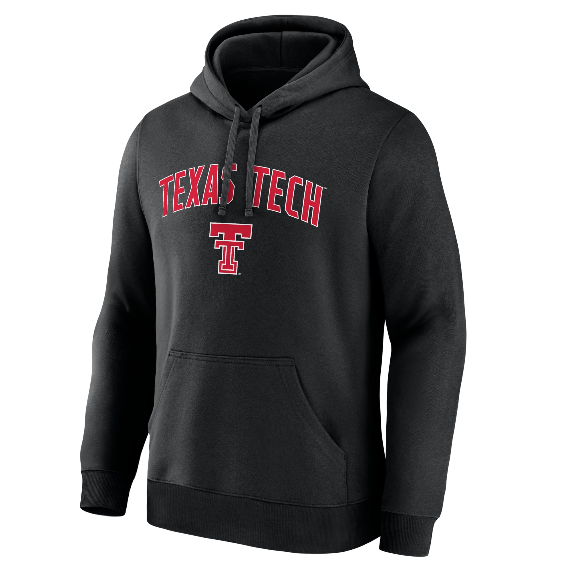 Sweat à capuche en polaire noir logo Texas Tech Red Raiders pour homme