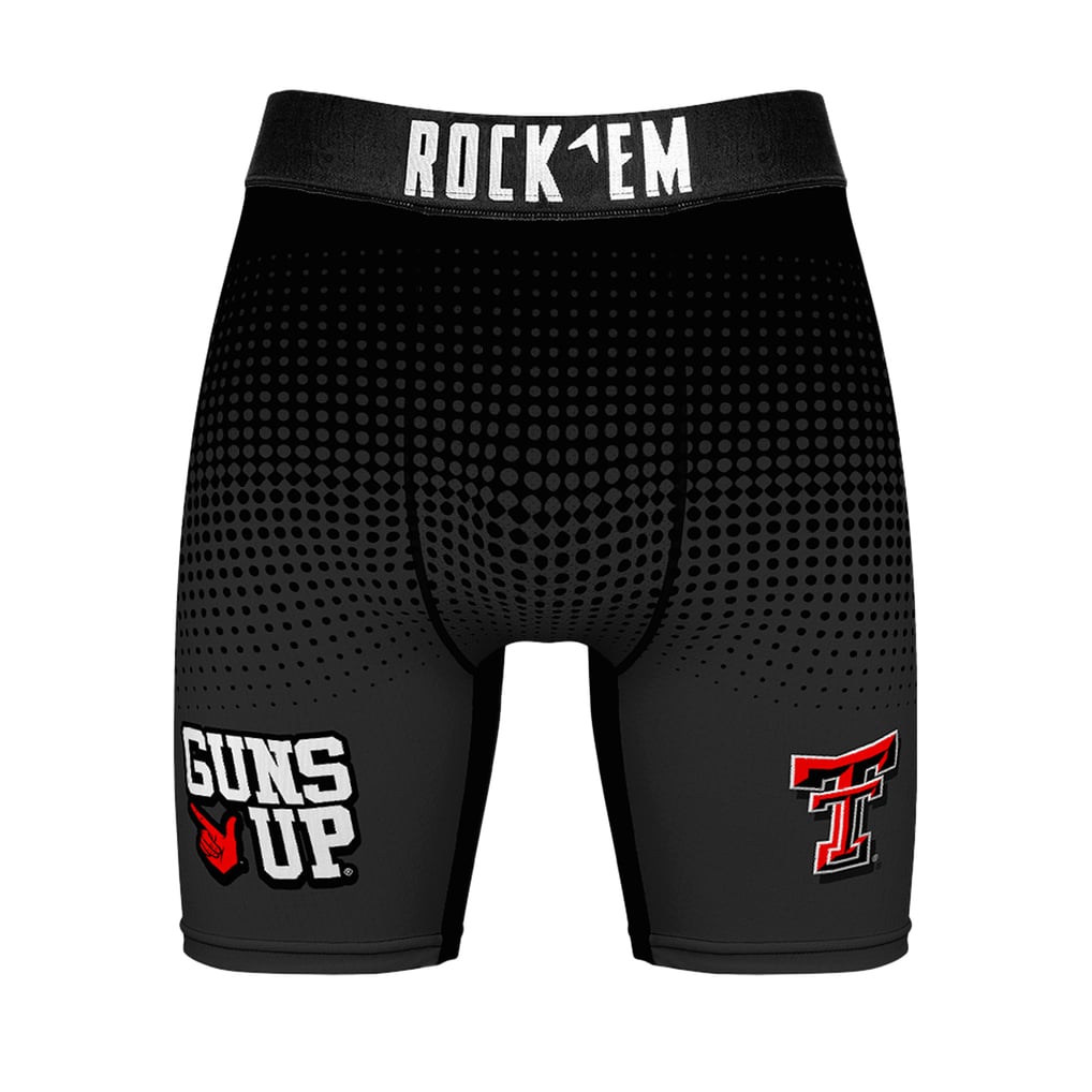 Texas Tech Red Raiders Rock Em Slogan Boxer Briefs - Black