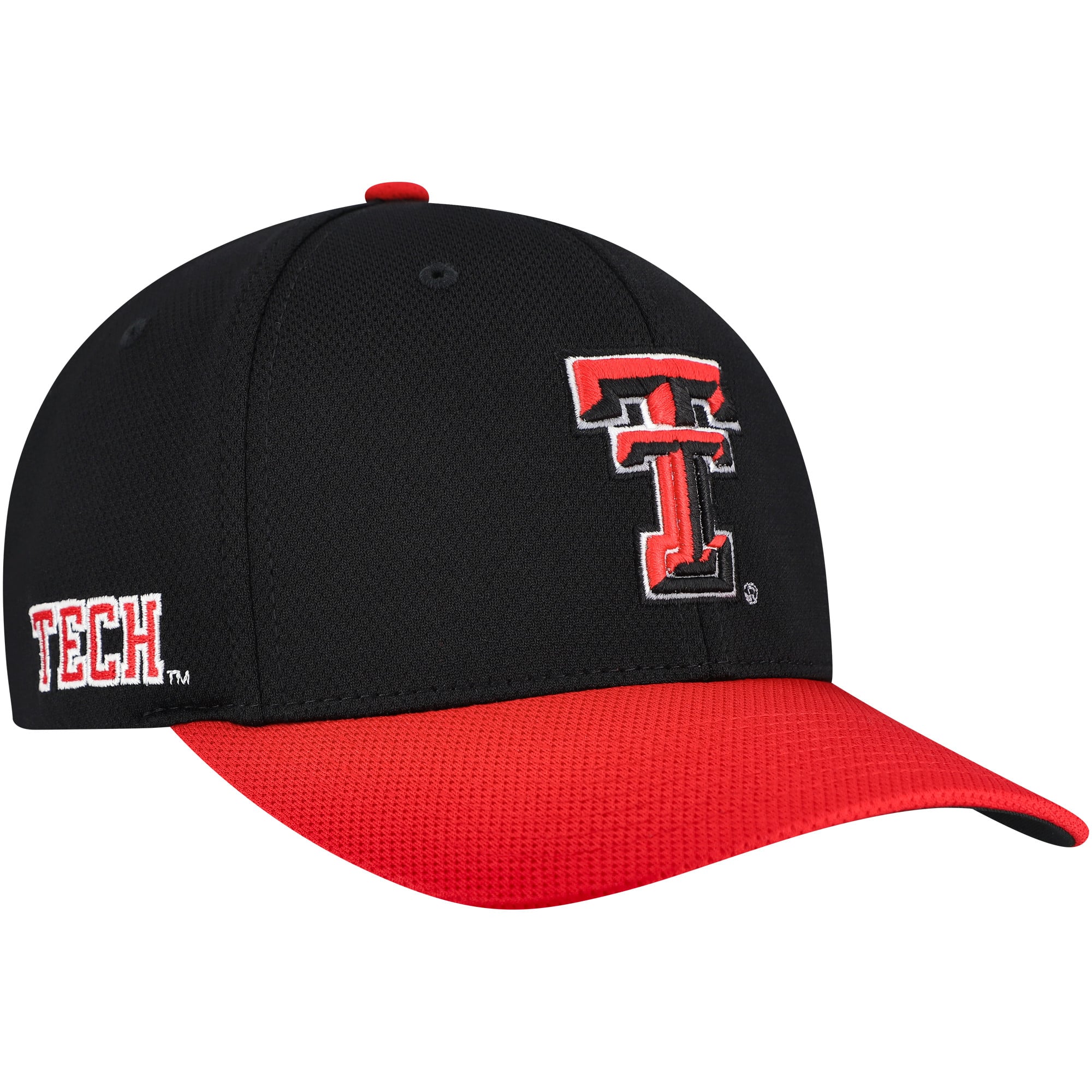 Men's Top of the World Black/Red Texas Tech Red Raiders Reflex Two-Tone ...