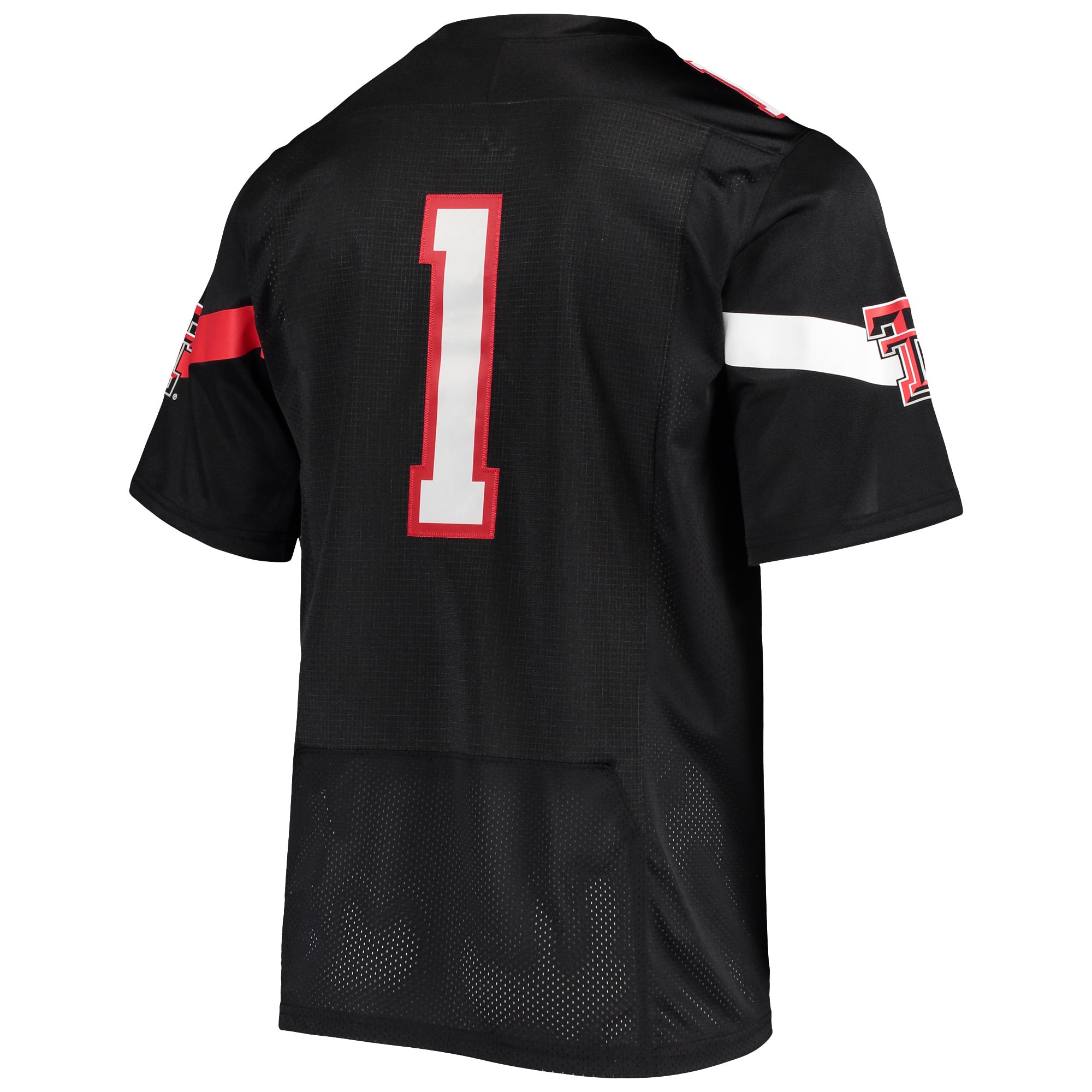 Men's Under Armour #1 Black Texas Tech Red Raiders Team Premier
