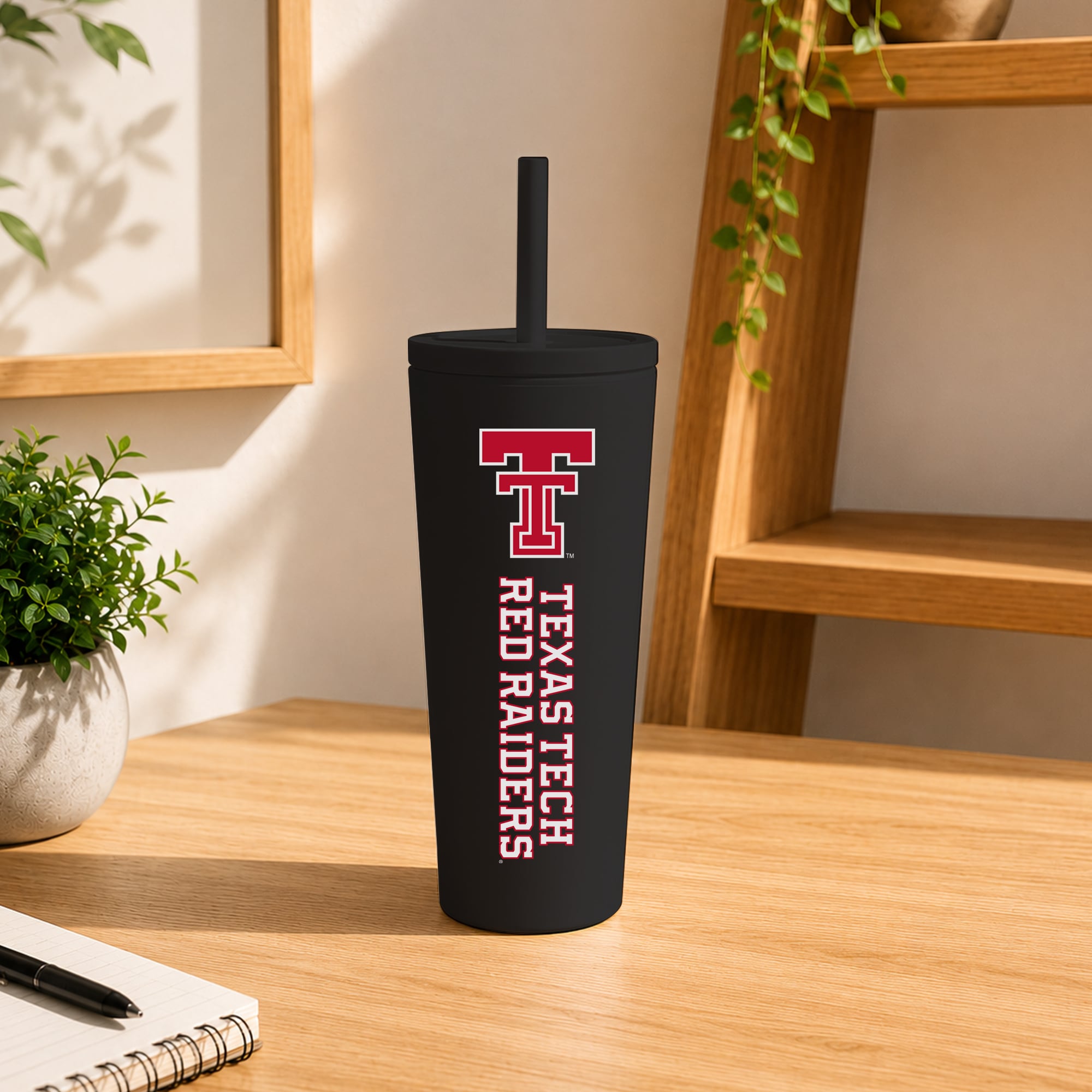 Texas Tech Red Raiders 24oz. No Spill Straw Tumbler