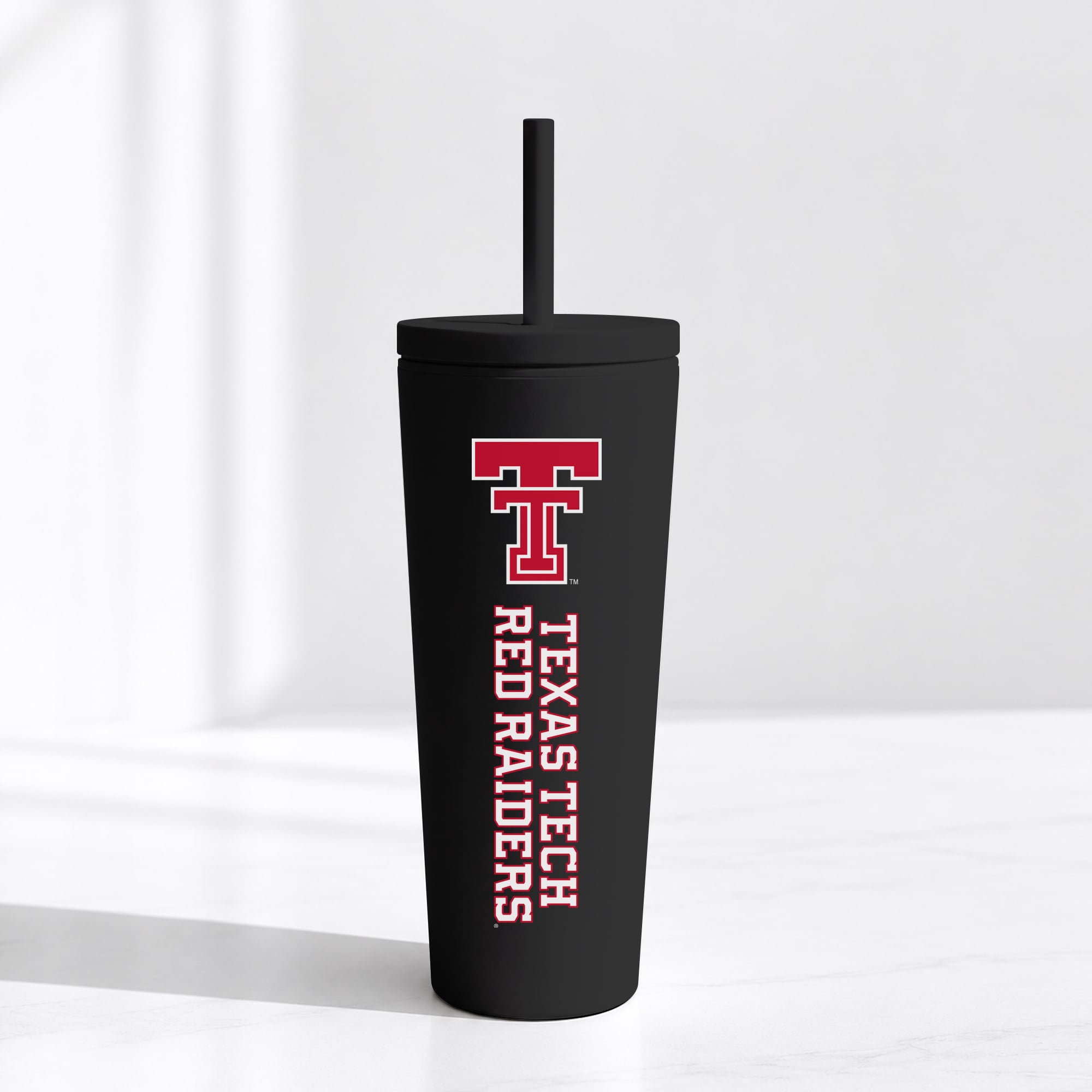 Texas Tech Red Raiders 24oz. No Spill Straw Tumbler