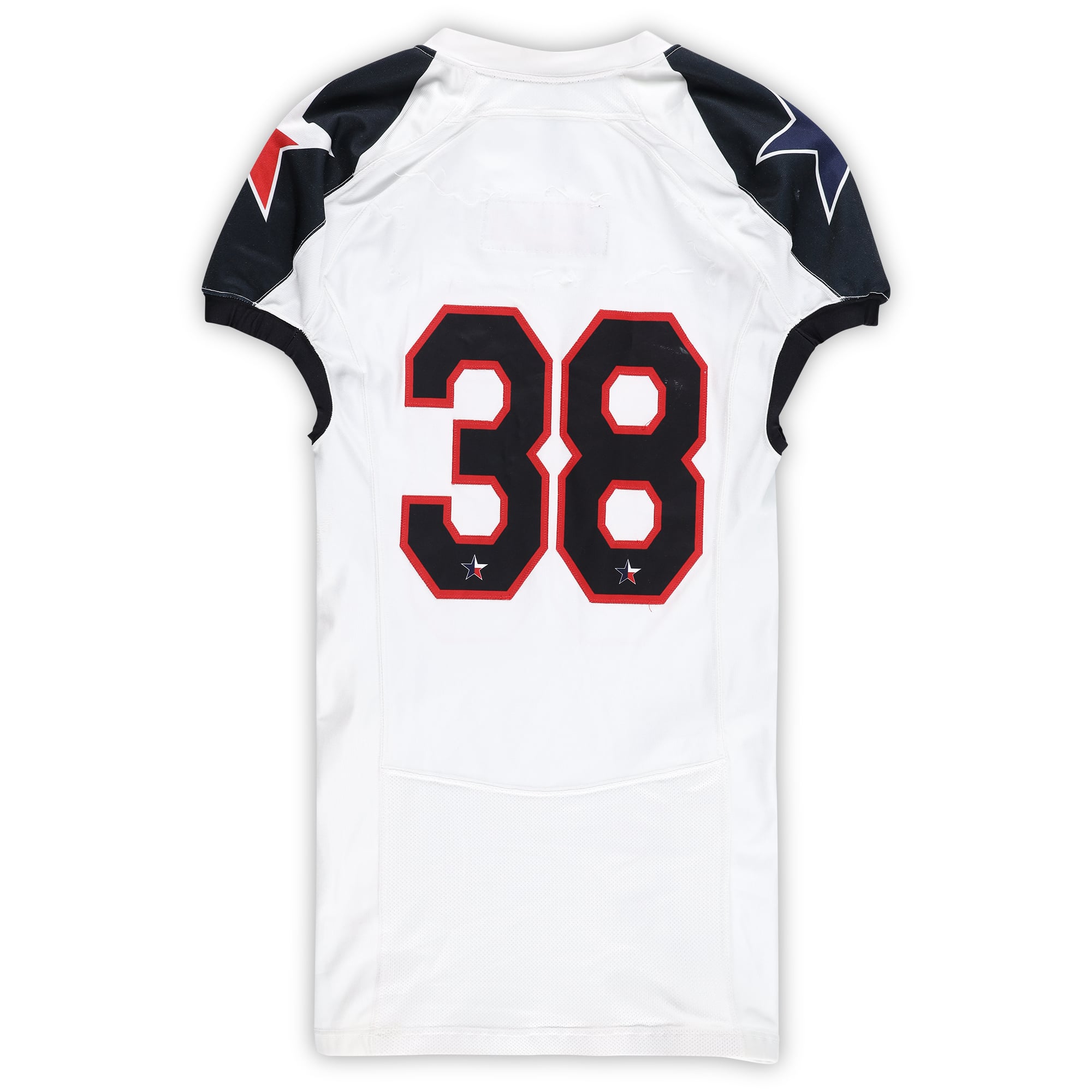 Maillot blanc et noir numéro des Texas Tech Red Raiders de la saison de football NCAA 2013