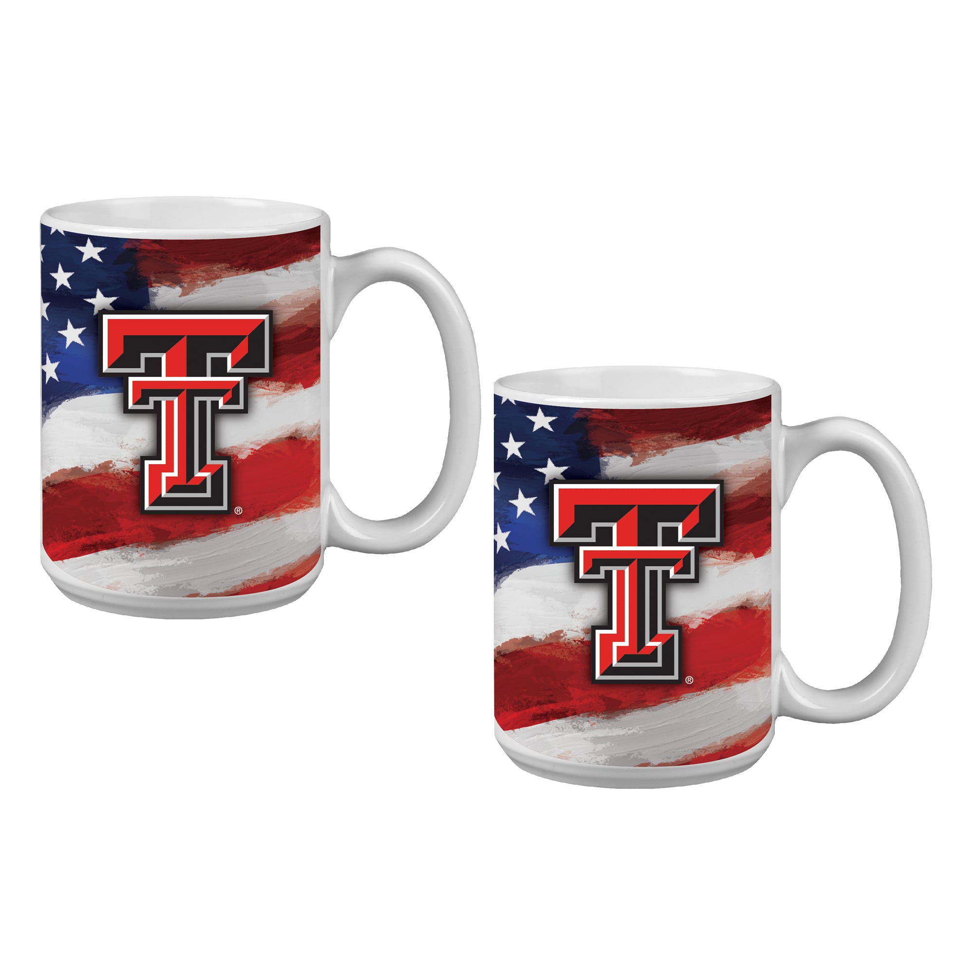 Texas Tech Red Raiders  Two-Pack 15oz. Americana Mug Set