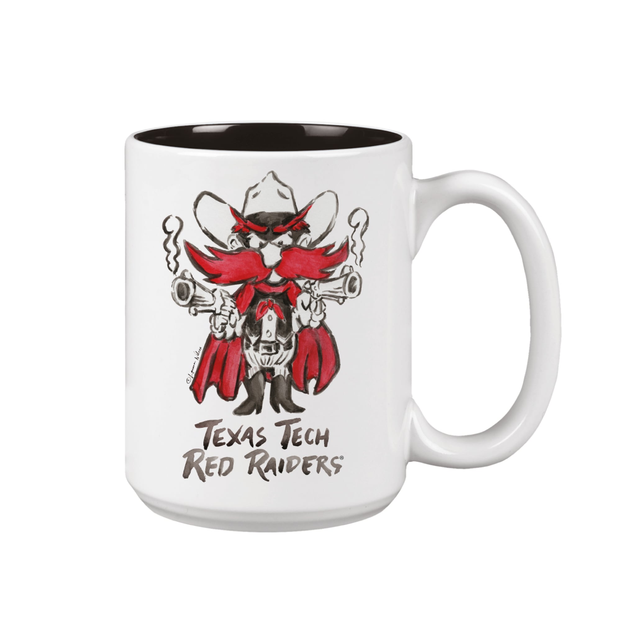 Texas Tech Red Raiders Two-Piece 15oz. Laura Wilcox Mascot Mug Set
