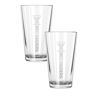Texas Tech Red Raiders The Memory Company Two-Piece 16oz. Pinnacle Pint Glass Set