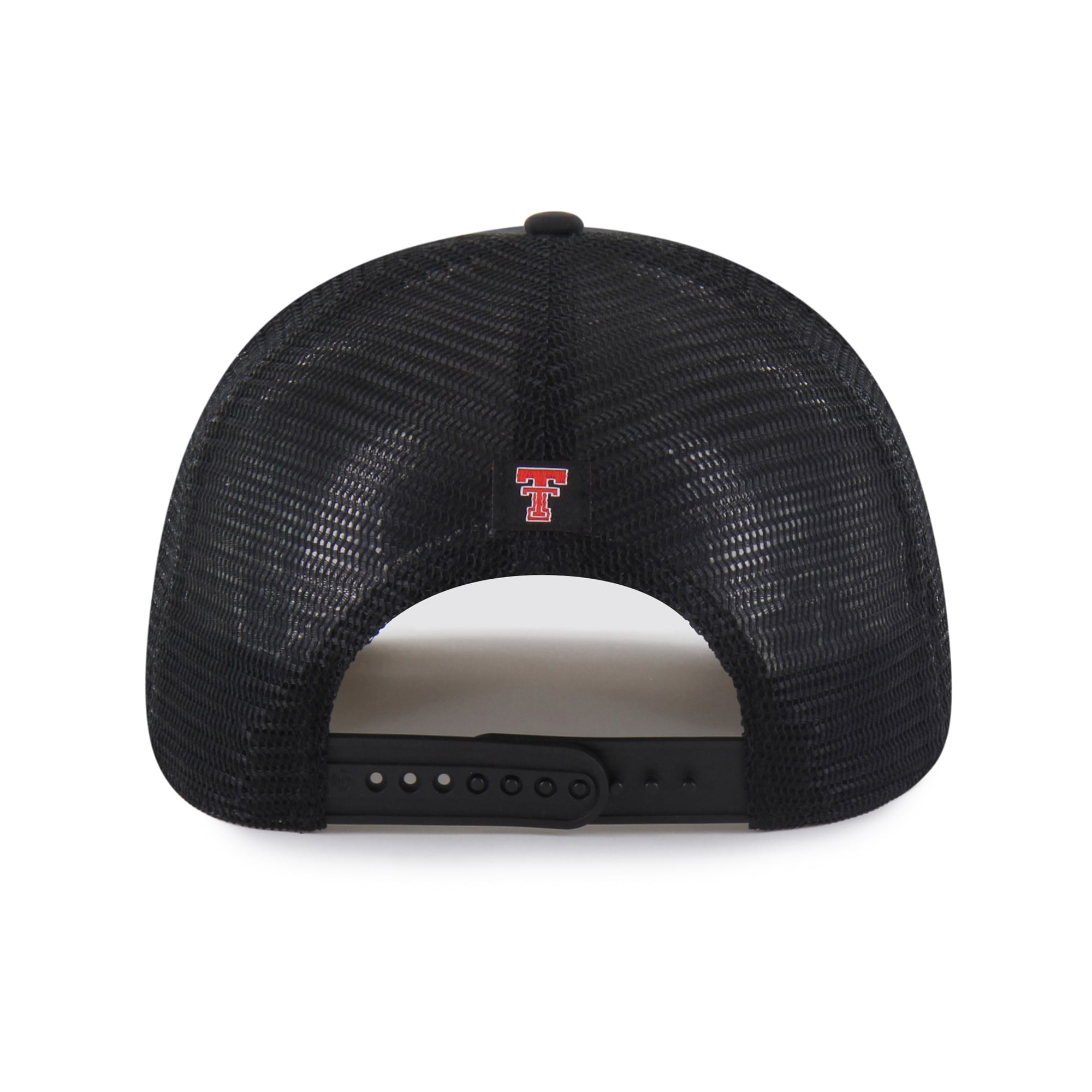 Unisex '47 Black Texas Tech Red Raiders brrr° Condor Mesh Hitch Adjustable Hat