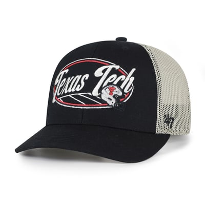 Texas Tech Red Raiders '47 Unisex Enfield Adjustable Trucker Hat - Black