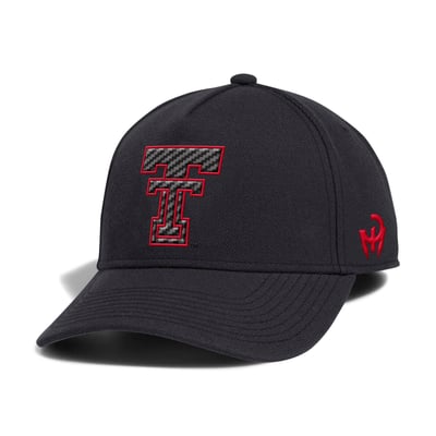  Texas Tech Red Raiders adidas Unisex Let's Ride A-Frame Adjustable Hat - Black