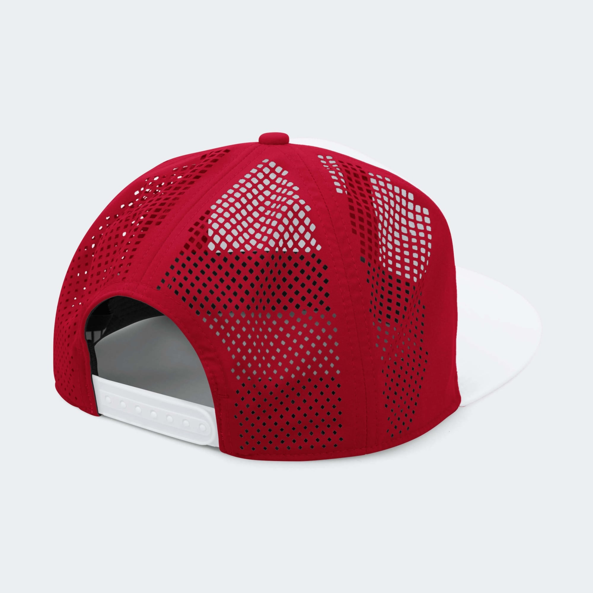 Unisex adidas White/Red Texas Tech Red Raiders 2026 Sideline Perforated Snapback Hat