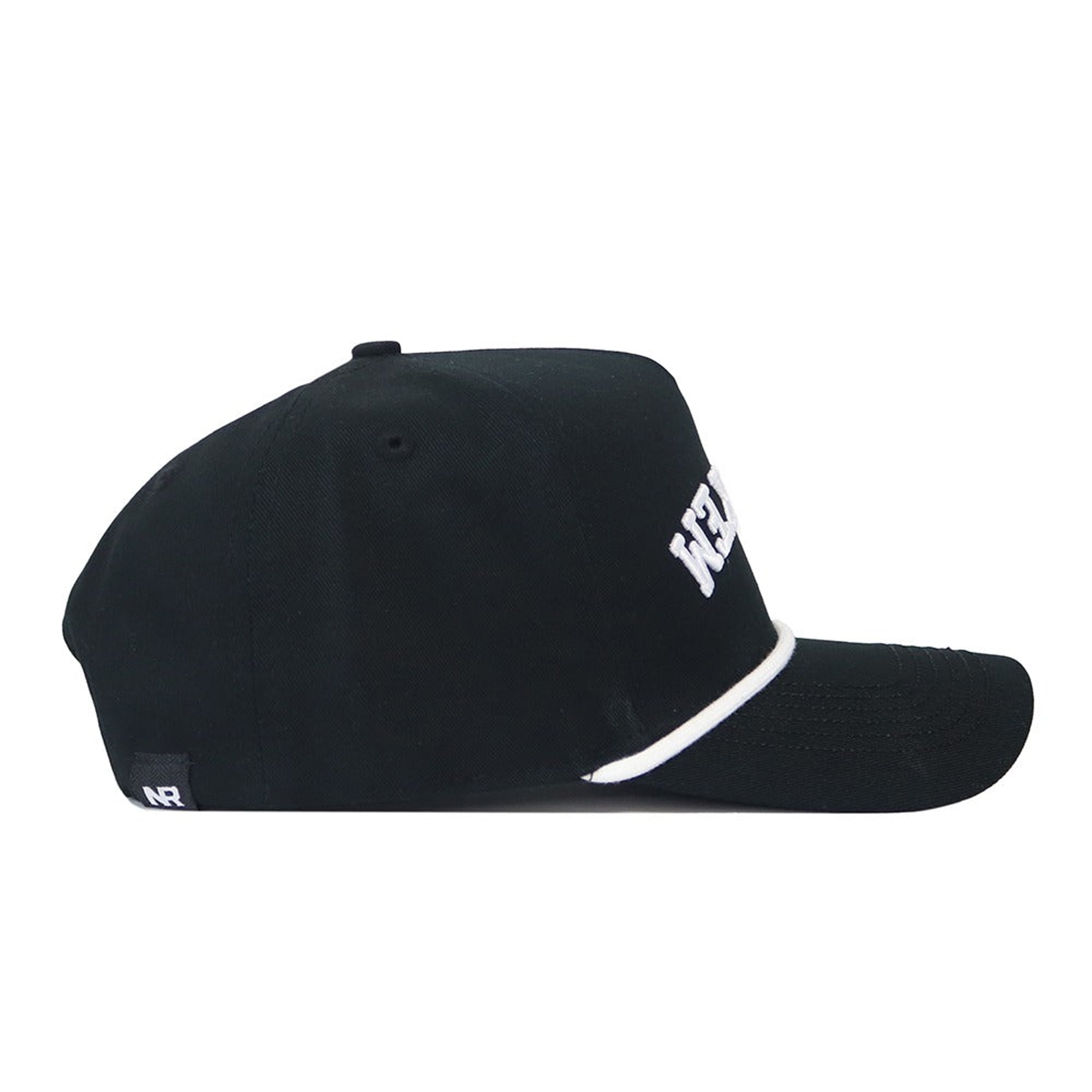 Casquette unisexe No Rivals noire Texas Tech Red Raiders avec corde à l'envers ajustable